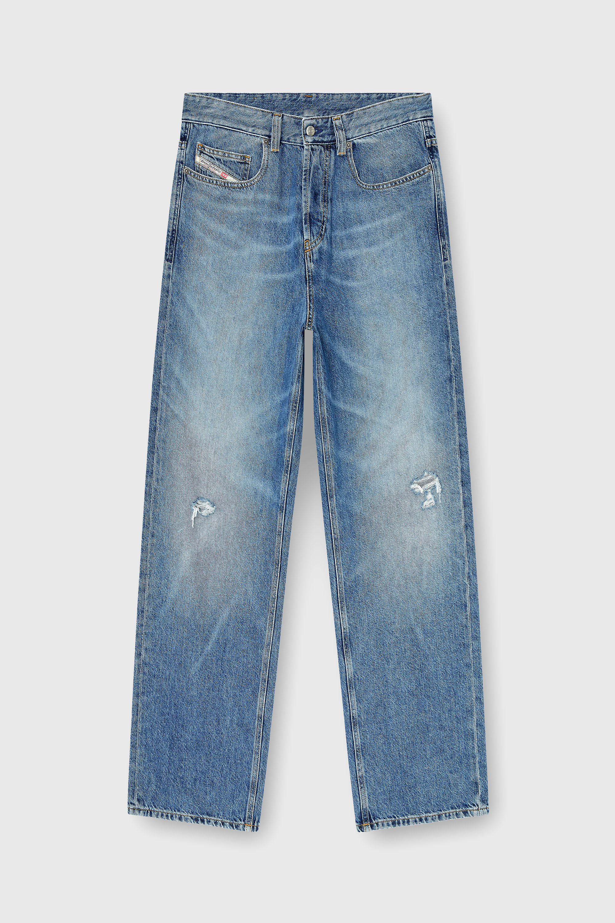 Diesel - Herren Relaxed Jeans 2001 D-Macro 09P61, Mittelblau - 2