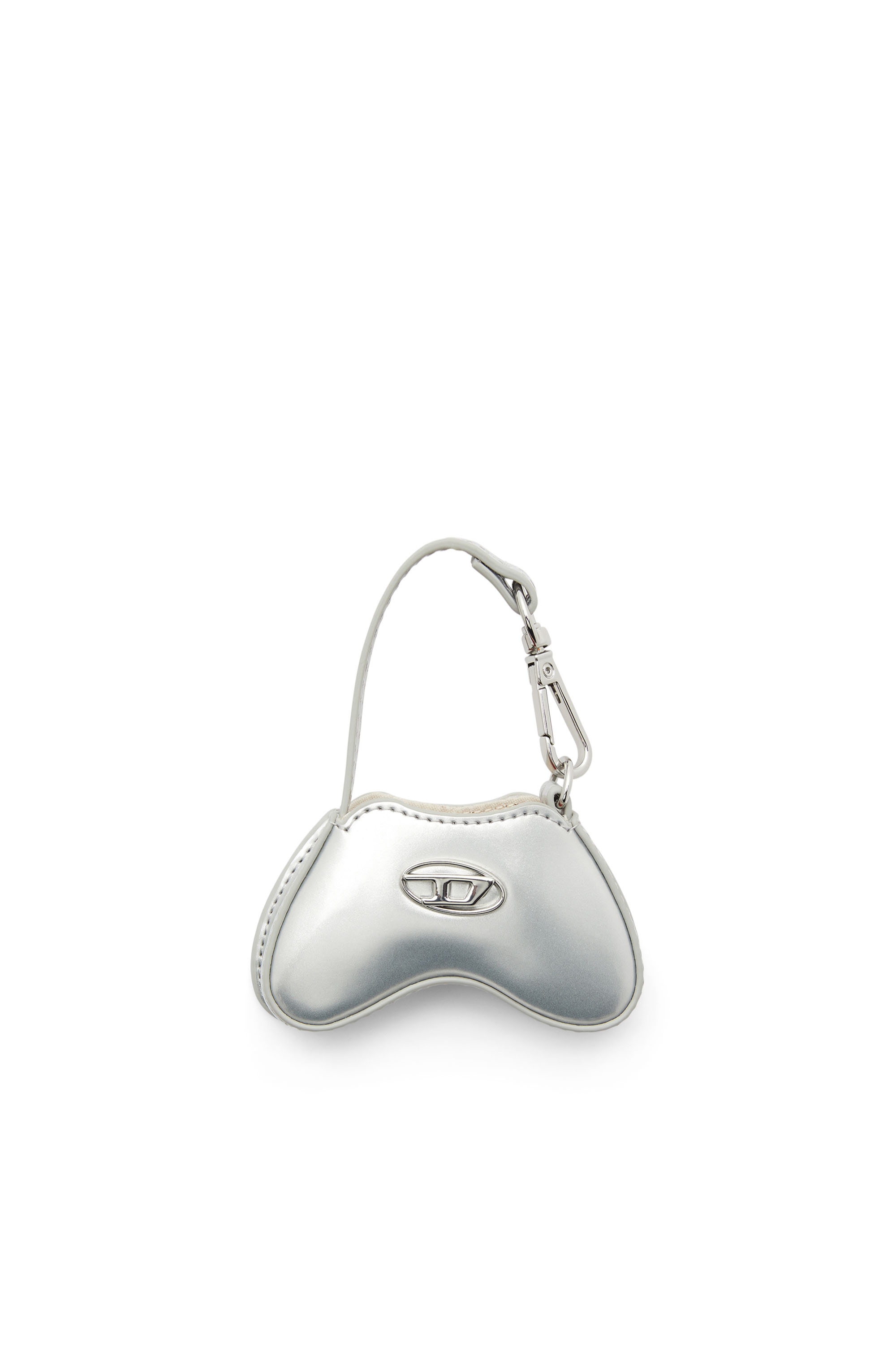Diesel - PLAY CHARMS, Damen Glossy bag charm with mirror in Silber - 1