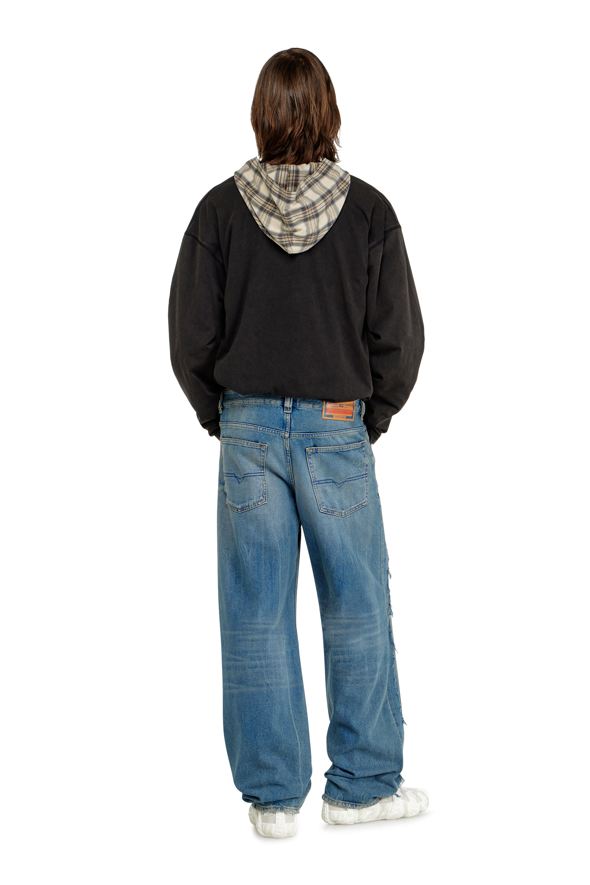 Diesel - Herren Relaxed Jeans 2001 D-Macro 09N27, Mittelblau - 3