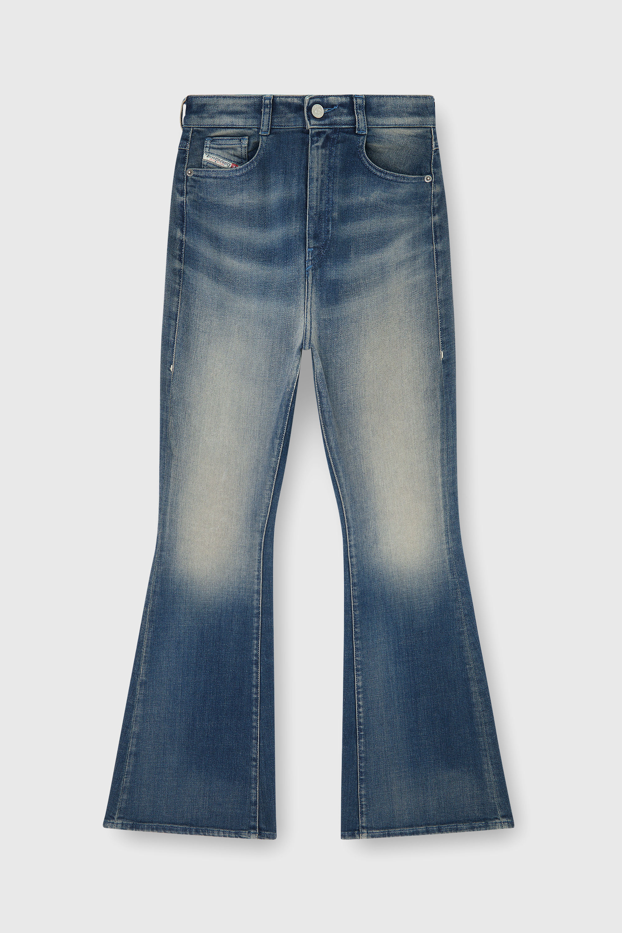 Diesel - Damen Bootcut Jeans 1973 D-Partt 09P67, Dunkelblau - 2