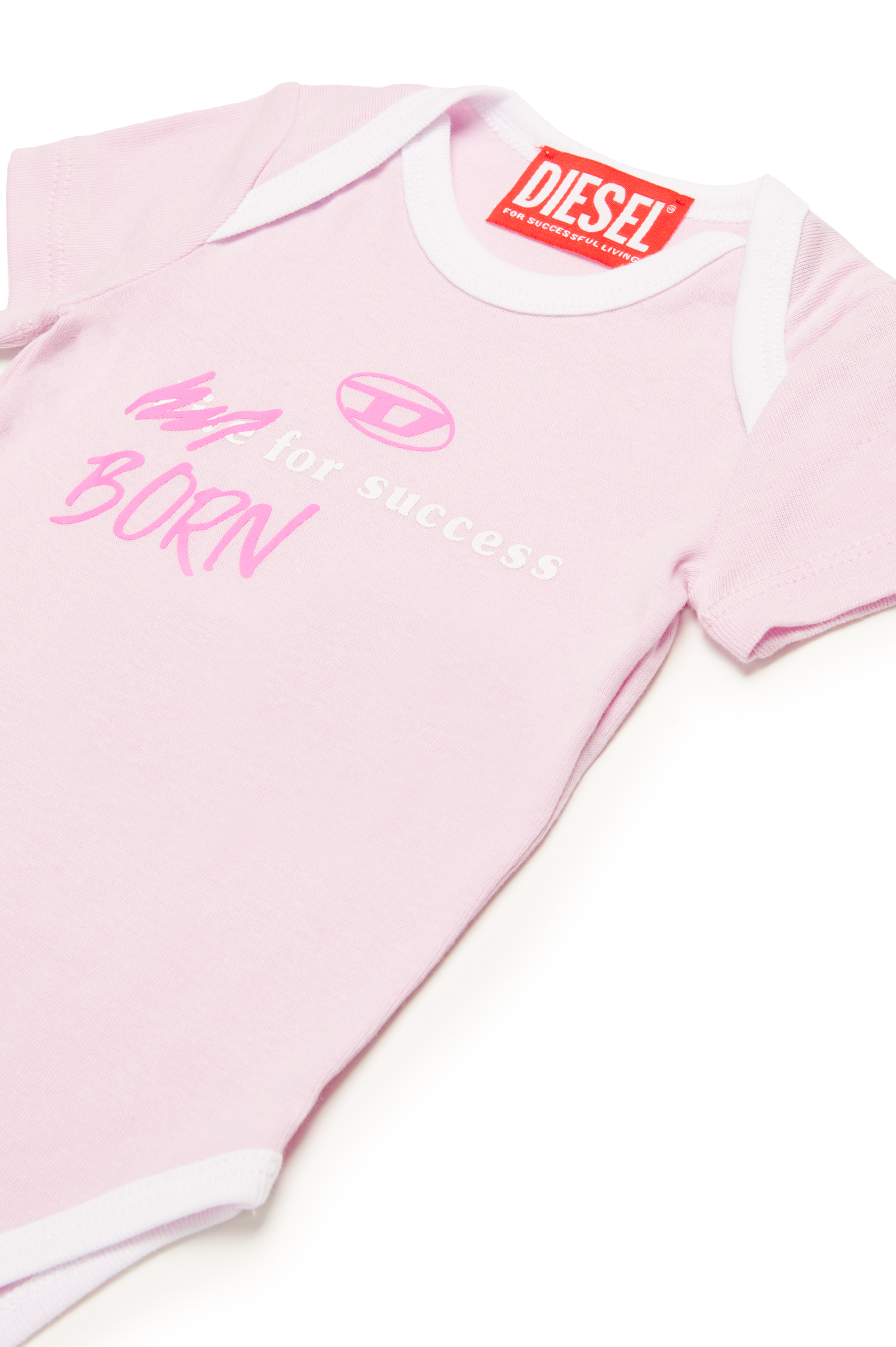 Diesel - URMAS-NB, Unisex Born For Success-Bodysuit für Neugeborene in Rosa - 3