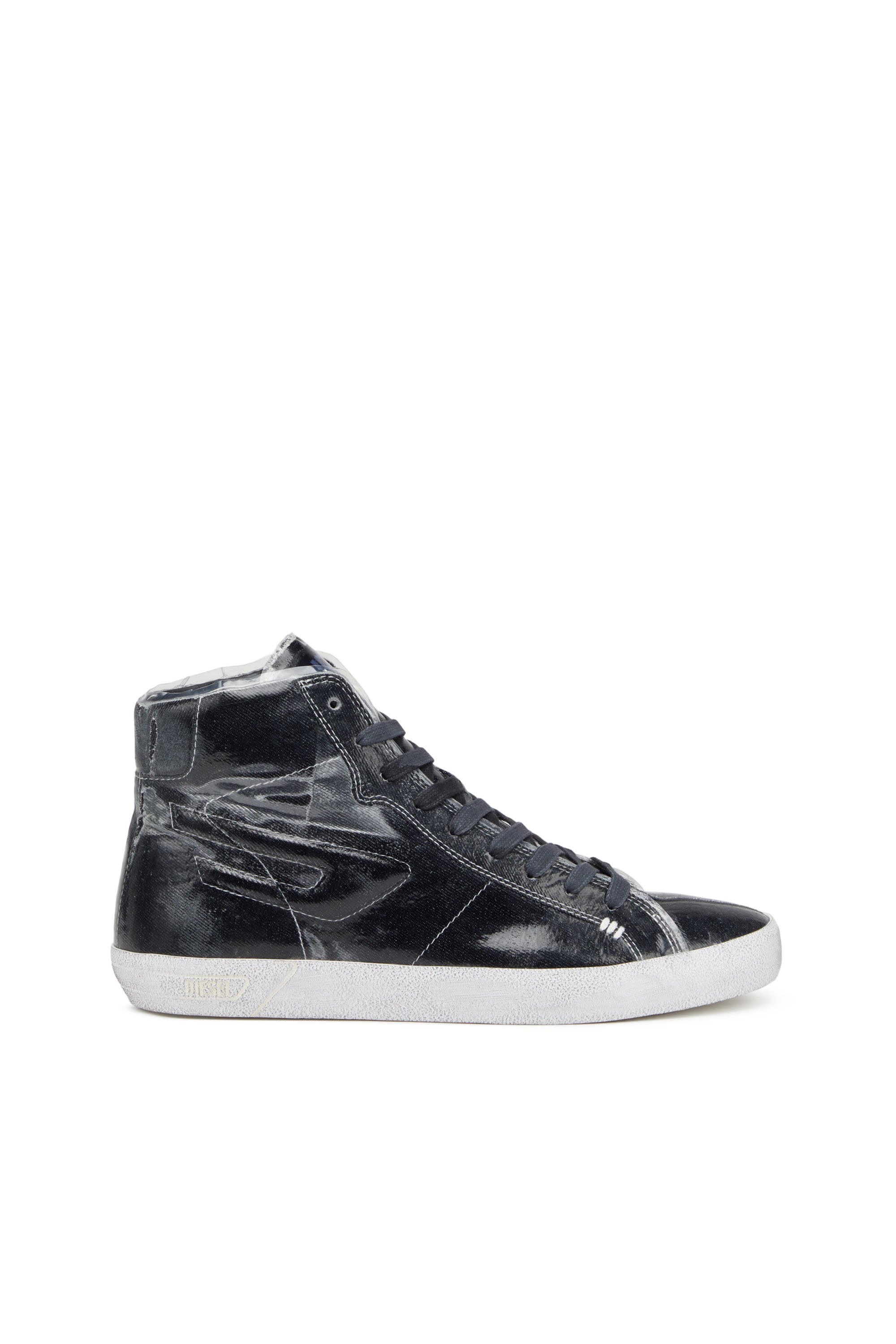 Diesel - S-LEROJI MID, Herren S-Leroji Mid - High Top-Sneakers aus Canvas mit TPU-Overlay in Schwarz - 1