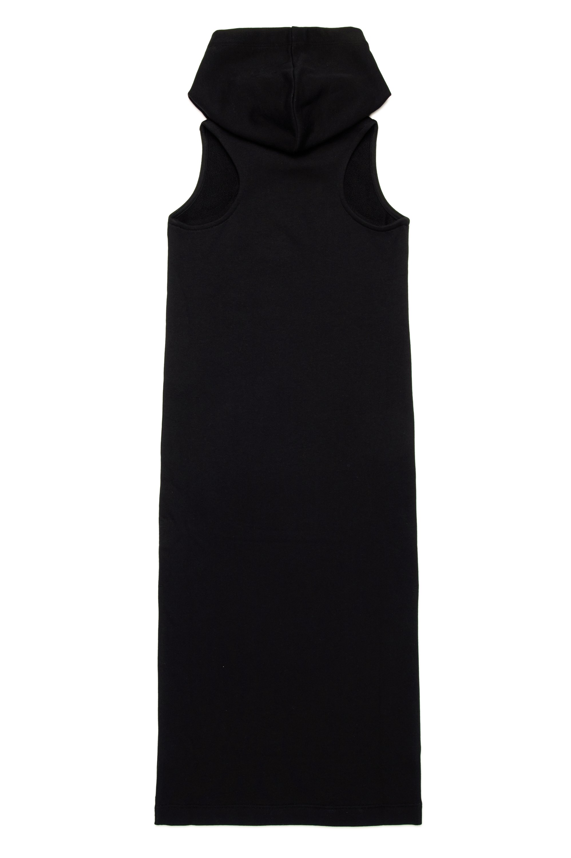 Diesel - DYTES, Damen Ärmelloses Kapuzenkleid mit Cutout-Logo in Schwarz - 2