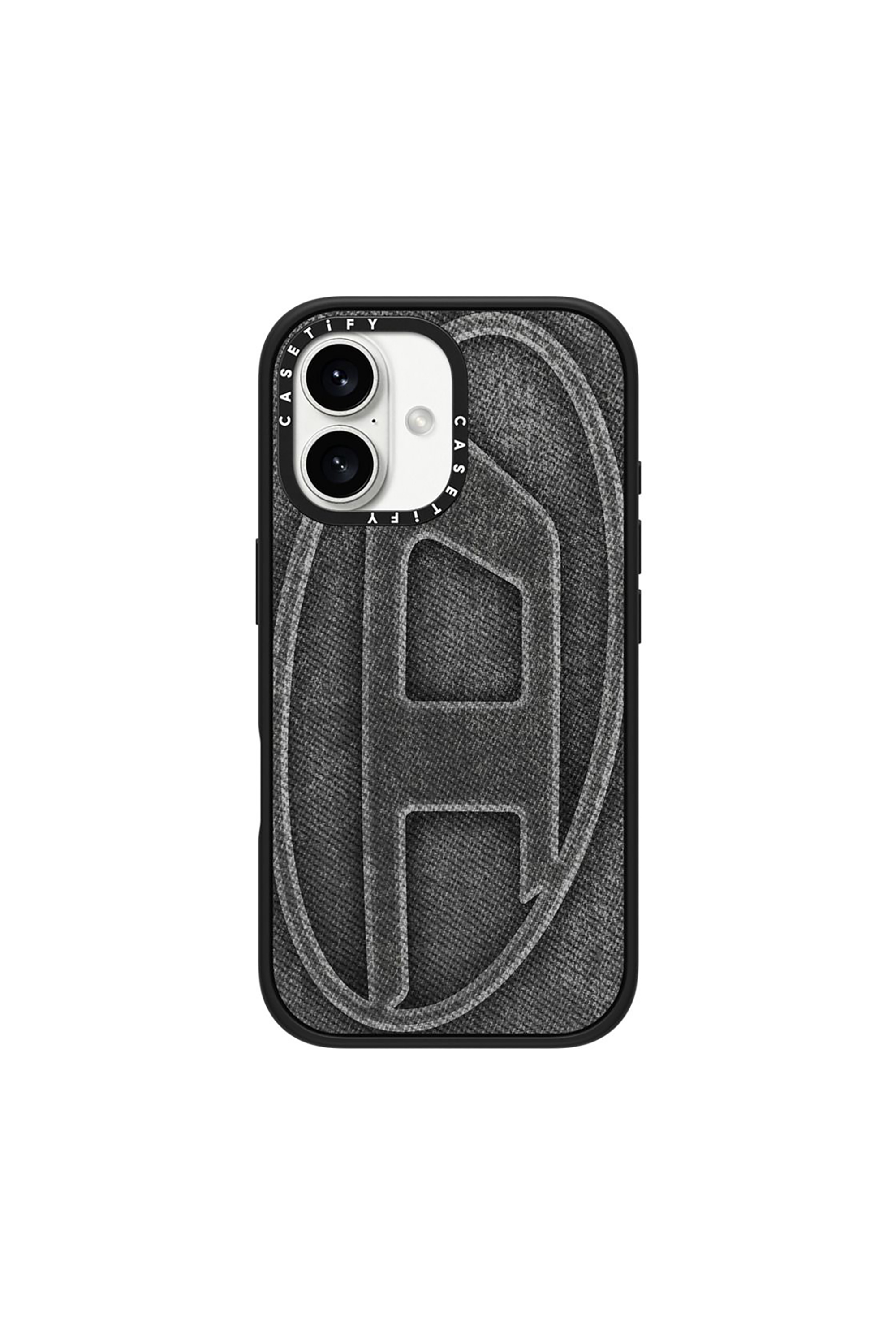 Diesel - 60578 MOULDED CASE, Unisex H&uuml;lle Oval D impact f&uuml;r iPhone 16 in Schwarz - 1