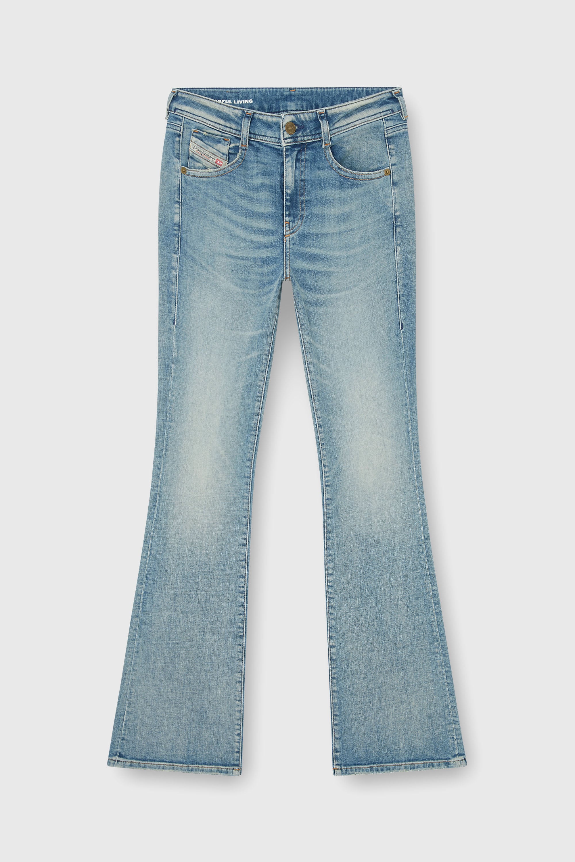 Diesel - Damen Bootcut Jeans 1969 D-Ebbey 09P42, Hellblau - 2