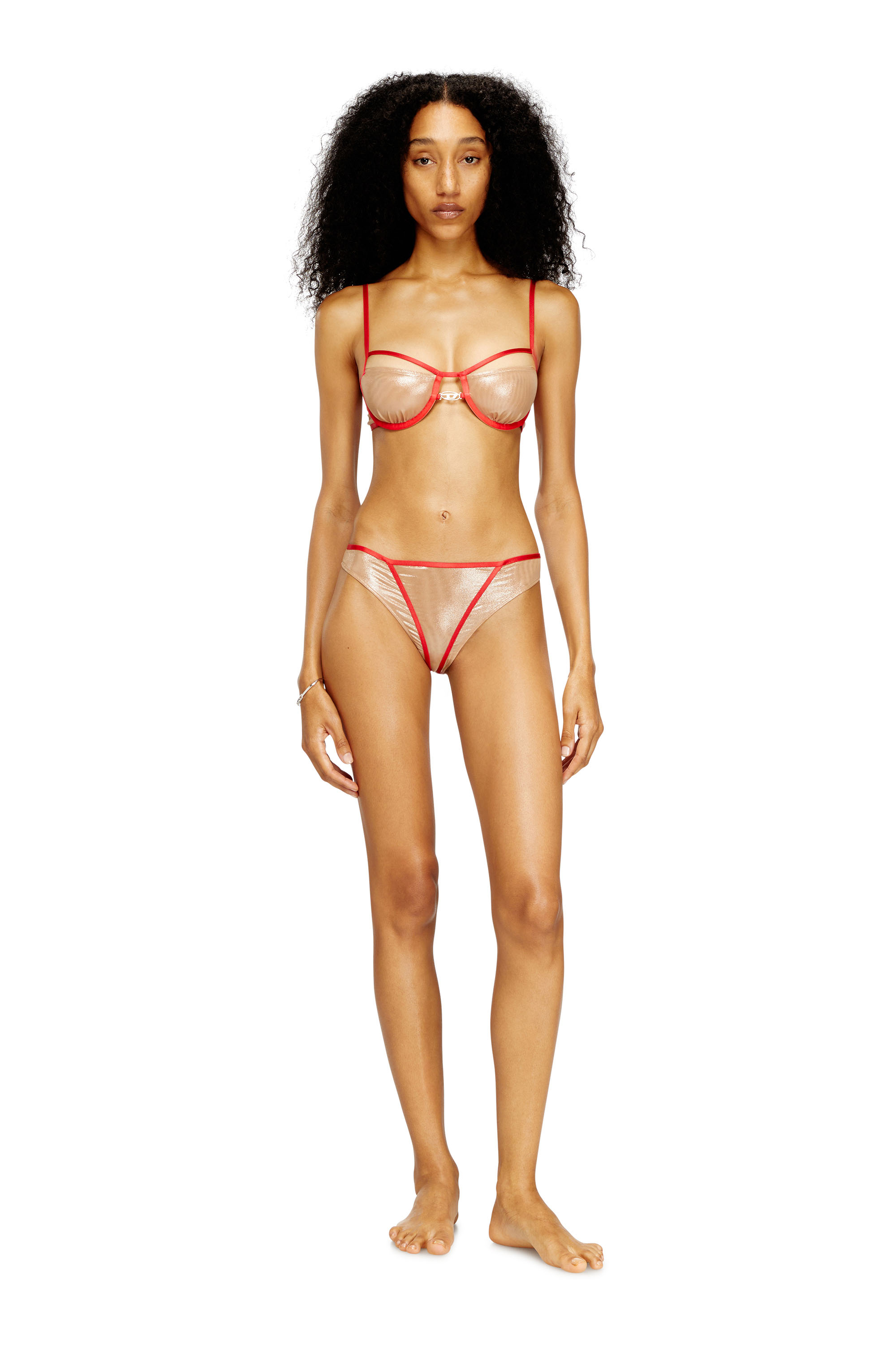 Diesel - CINDY-GFT, Damen Bügel-BH mit kontrastierenden Verzierungen in null - 2