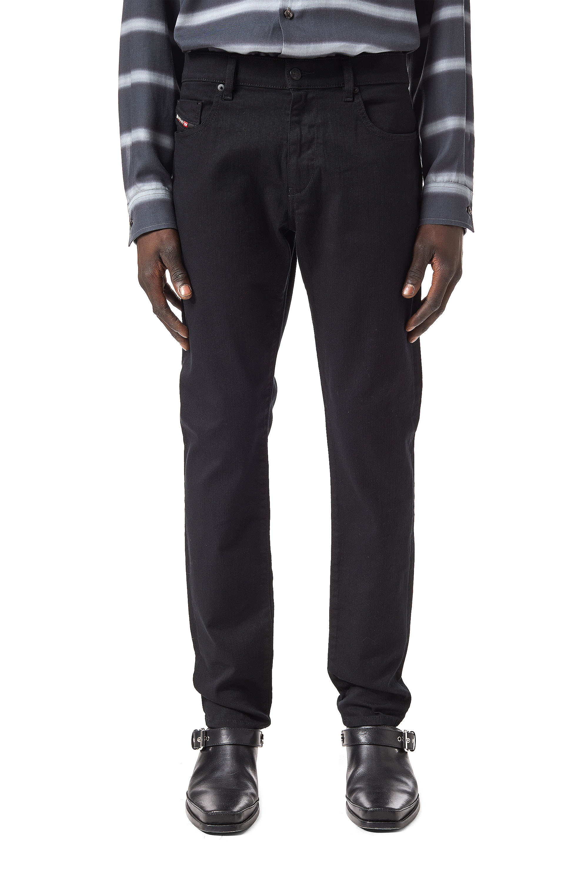 D-Strukt 0688H, Schwarz/Dunkelgrau - Jeans