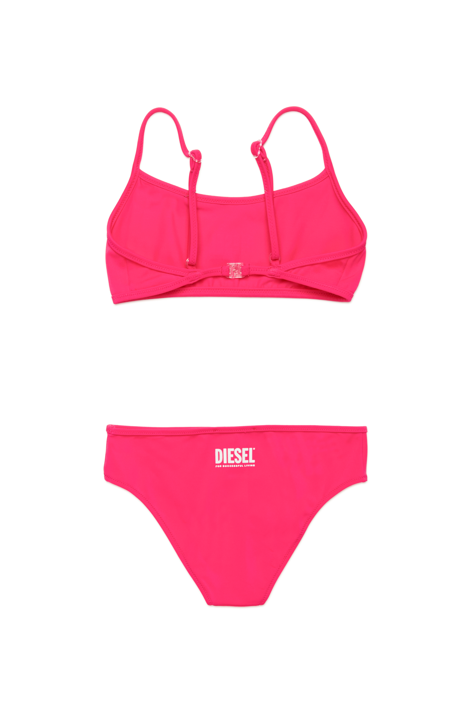 Diesel - MNALAX, Damen Bikini mit Logo-Print in Rosa - 2