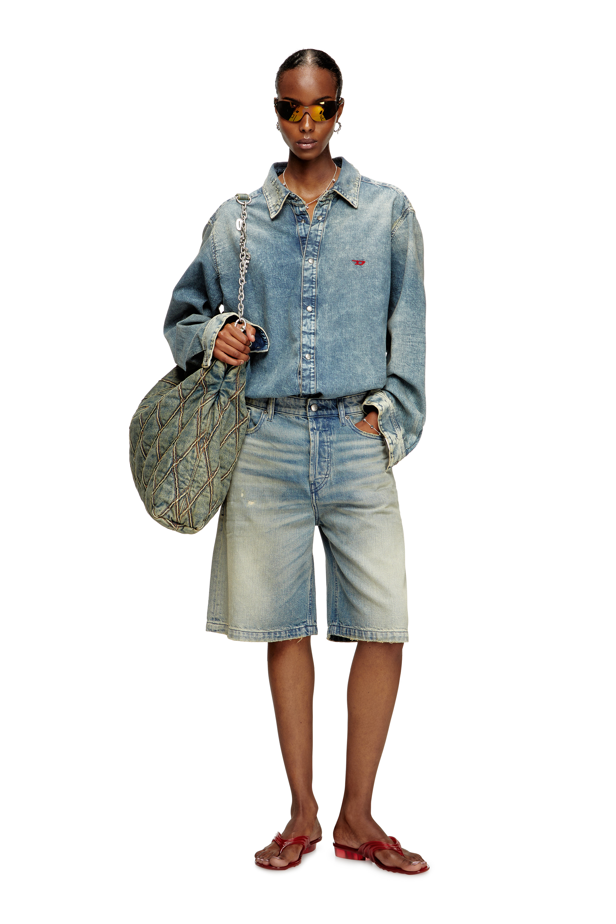 MELISSA QUANTUM THONG, Rot Diesel - MELISSA QUANTUM THONG, Damen Künstlerisch gestaltete Flip-Flops aus Melflex® in Rot - 7