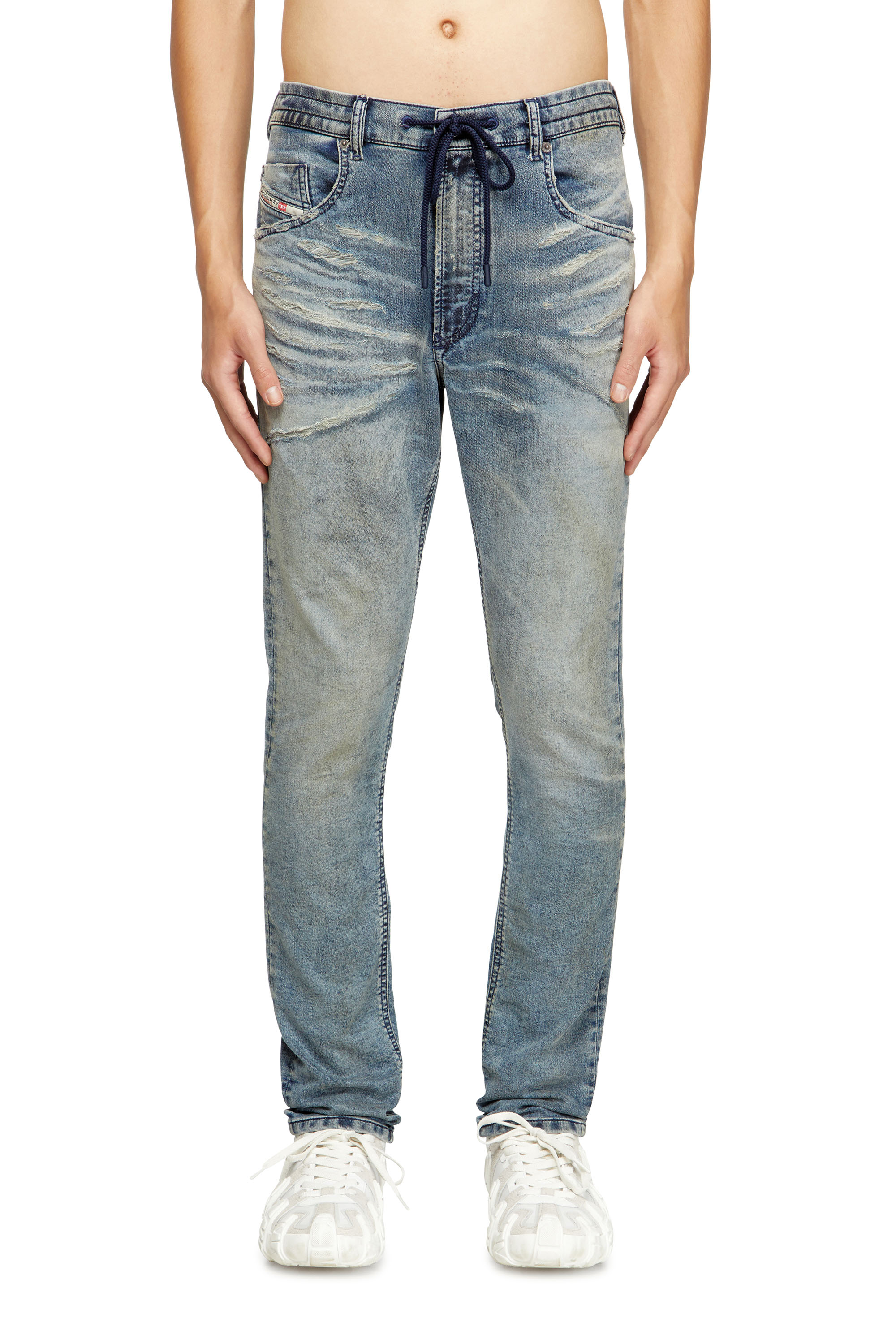 Diesel - Herren Regular 2032 D-Krooley Joggjeans® 09M37, Mittelblau - 1