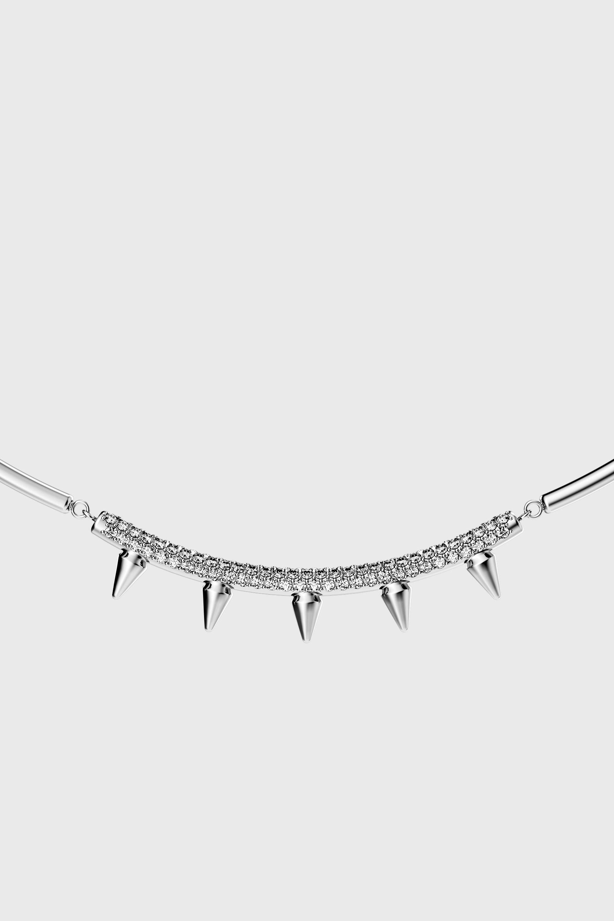 Diesel - DX1724040, Unisex Kettenhalskette aus Edelstahl in Silber - 2