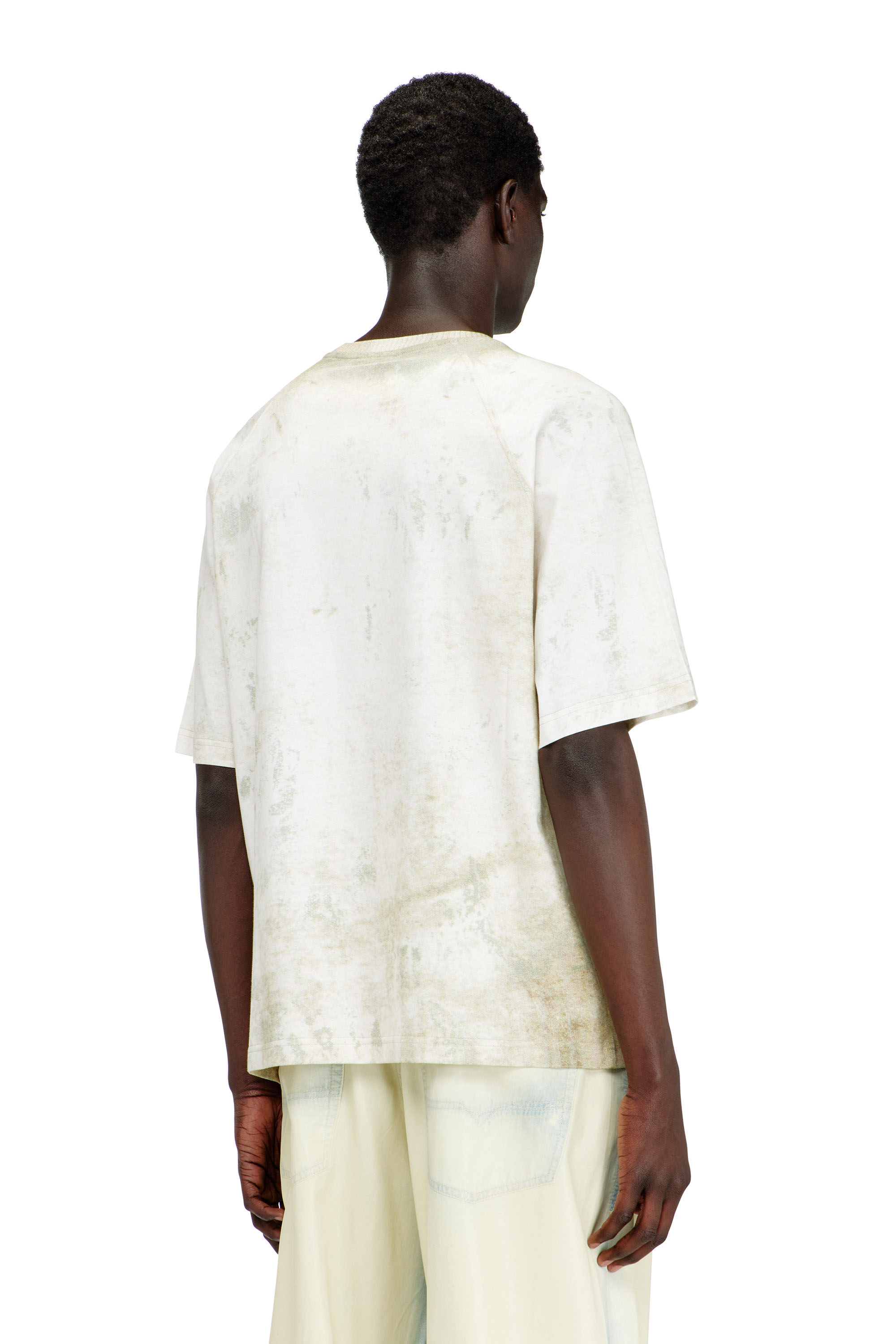 Diesel - T-CLINT, Herren T-Shirt mit Animal-Print in Grau - 4