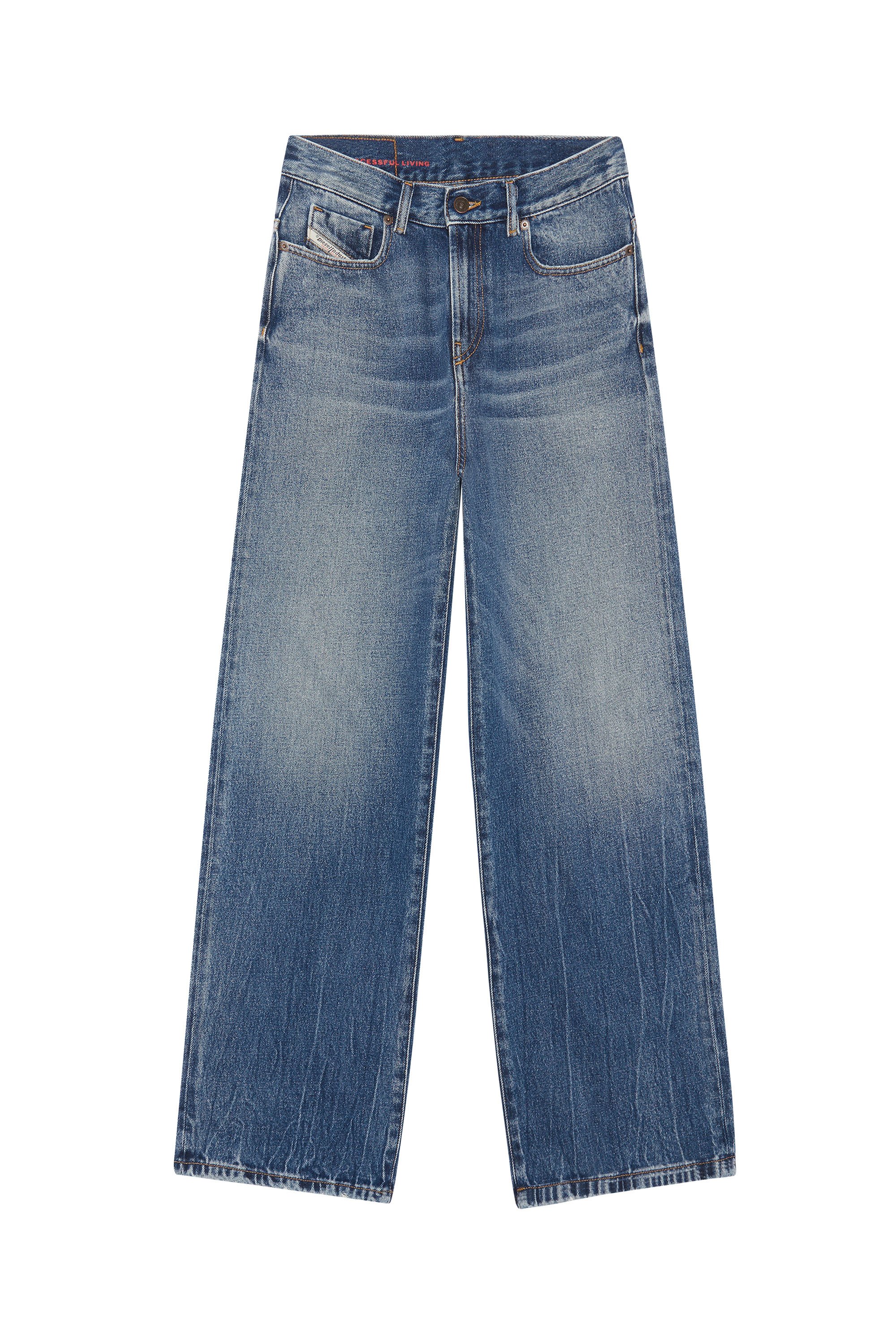 Diesel - 2000 09E03 Bootcut and Flare Jeans, Dark Blue - Image 6