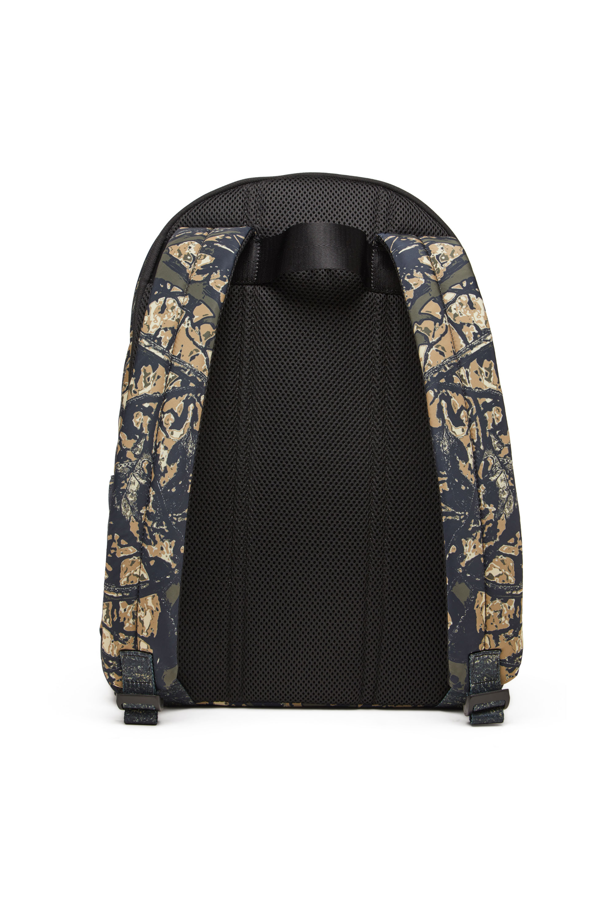 Diesel - D-PACK BACKPACK X, Herren D-Pack-Rucksack aus Camouflage-Print-Stoff in Armeegrün - 3