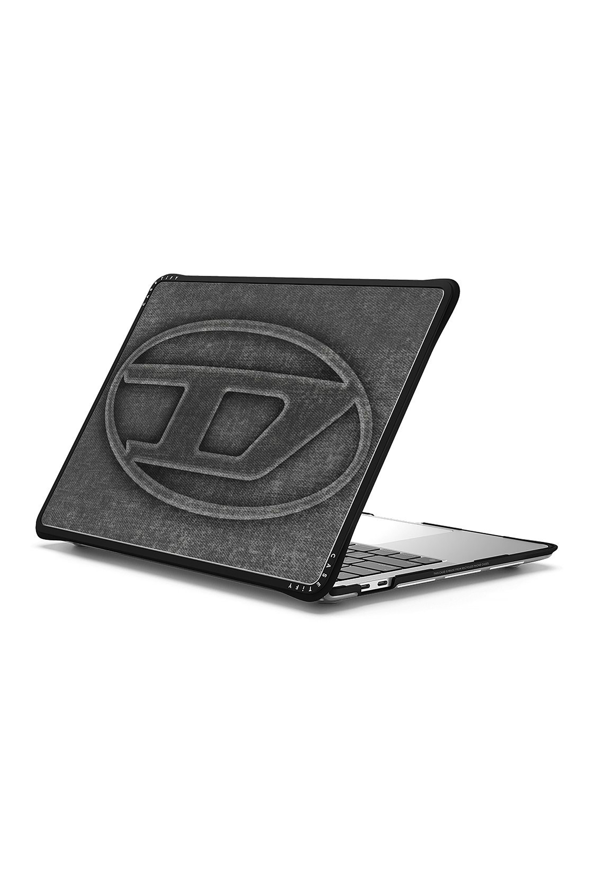 Diesel - 60619 MOULDED CASE, Unisex Oval D impact H&uuml;lle f&uuml;r MacBook 13" in Schwarz - 2