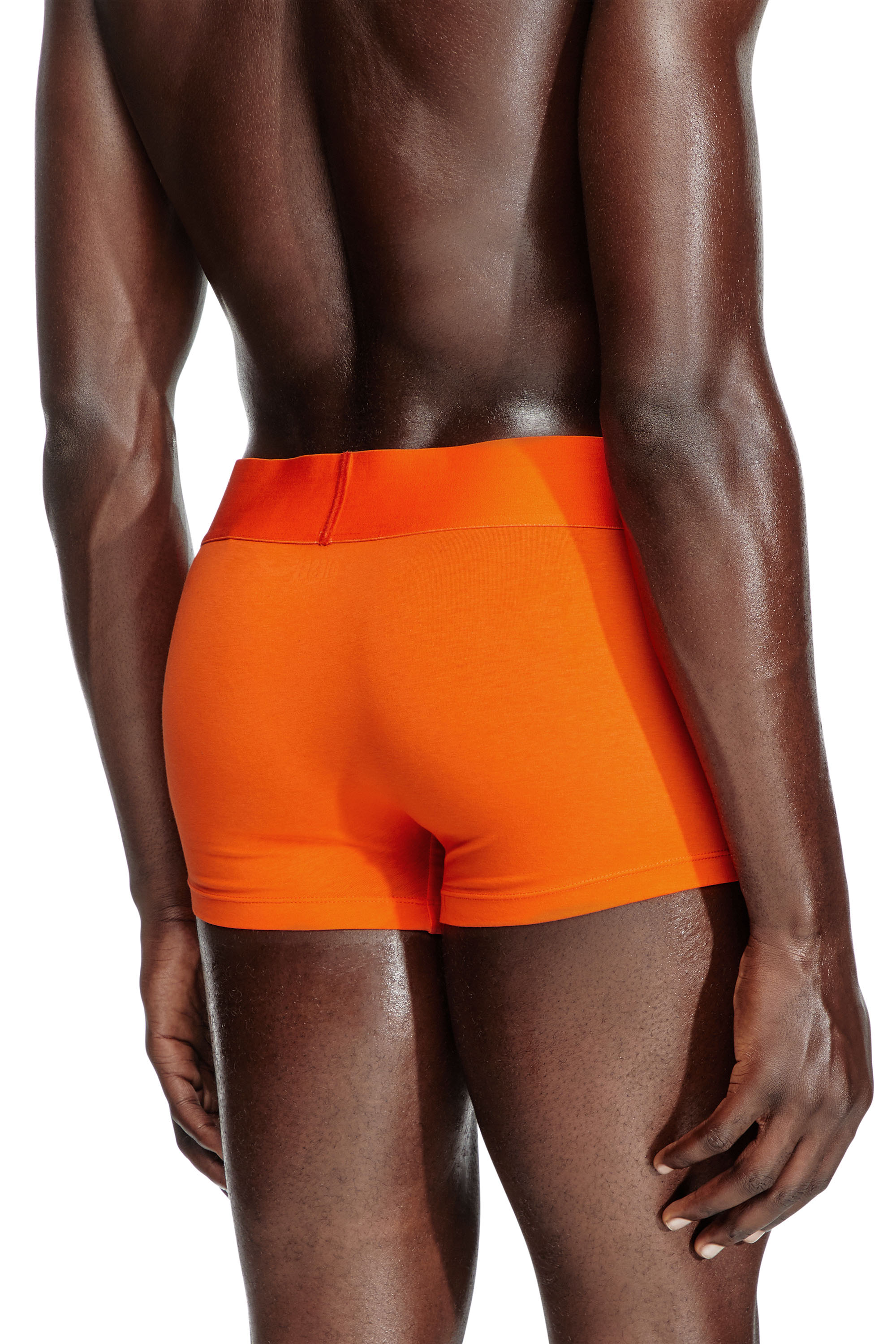 Diesel - UMBX-DAMIENTHREEPACK-5.5EL, Man's Three-pack boxer briefs in stretch cotton in Orange/Grey - 4