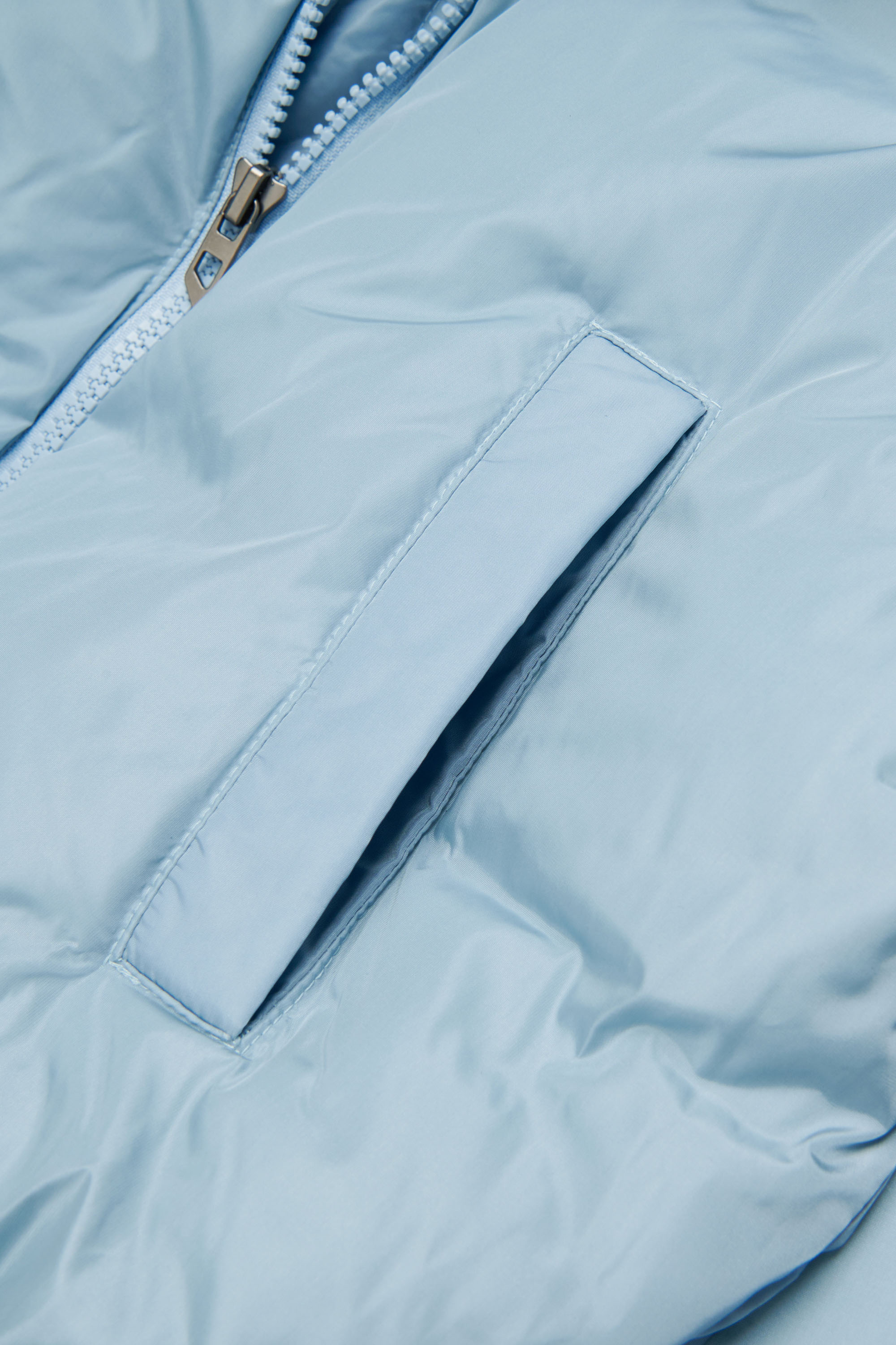 Diesel - JELKYM, Damen Steppjacke mit Kapuze in Hellblau - 4