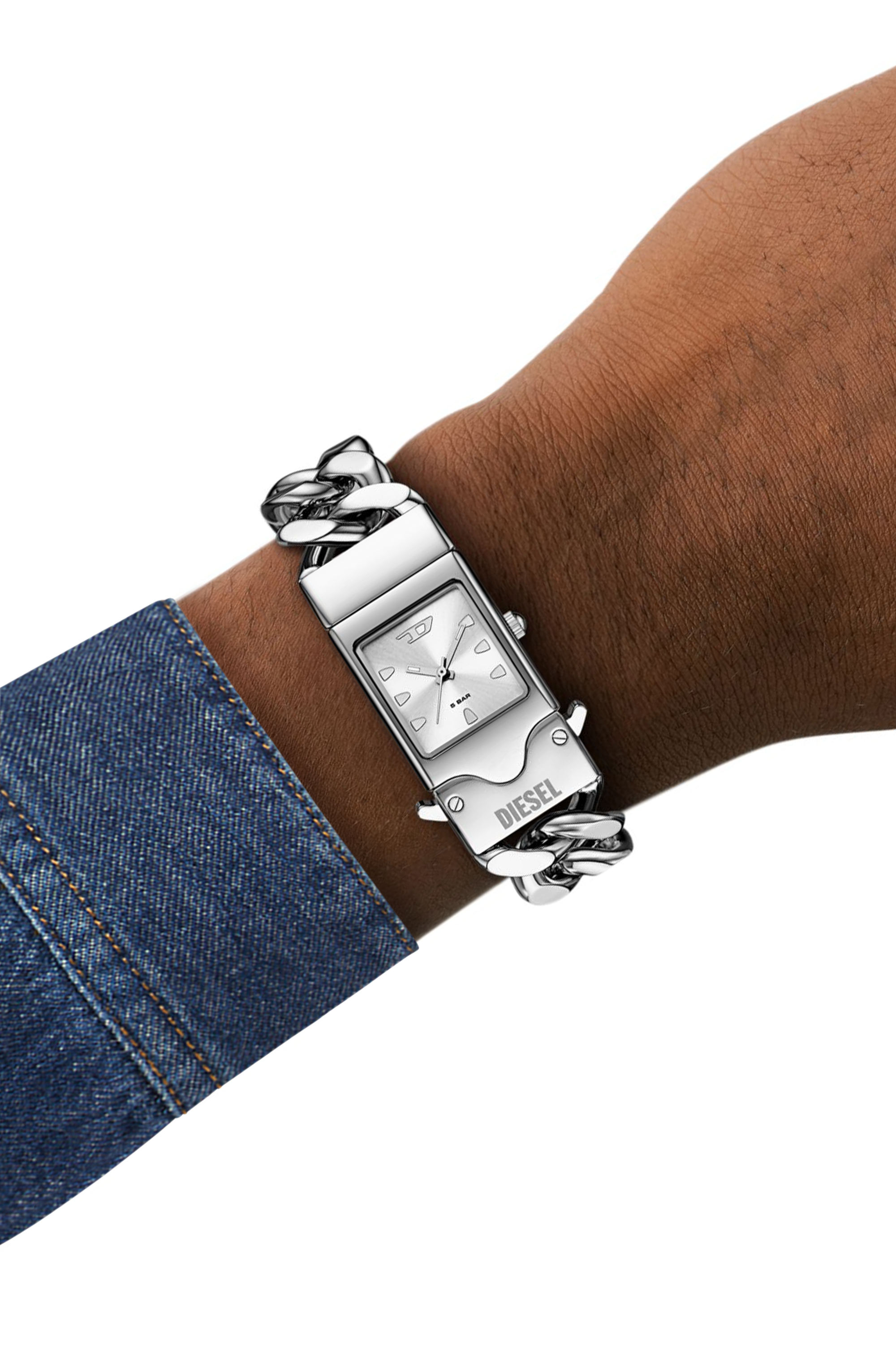 Diesel - DZ2225 WATCH, Unisex Closer Armbanduhr Edelstahl in Silber - 5