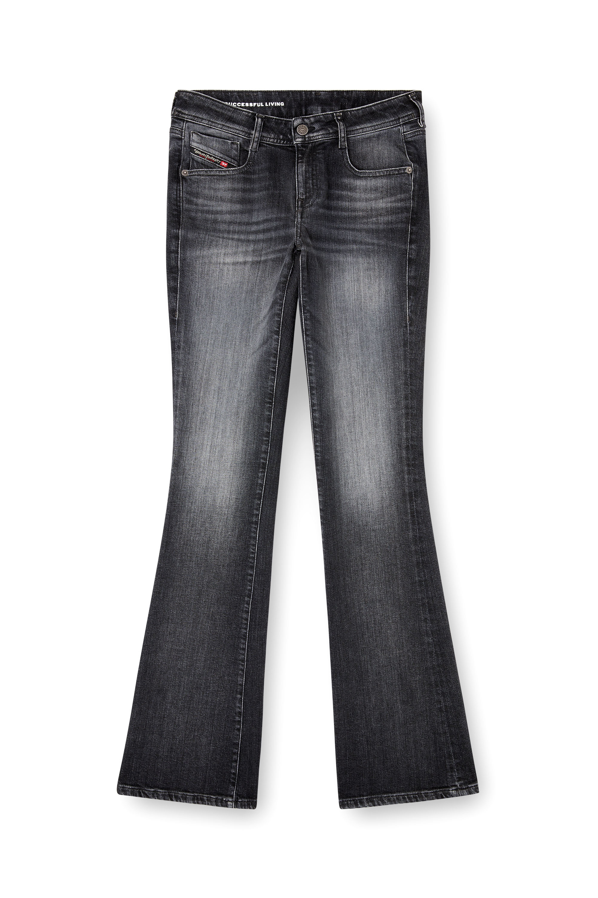 Diesel - Damen Bootcut Jeans 1969 D-Ebbey 09L98, Schwarz/Dunkelgrau - 3