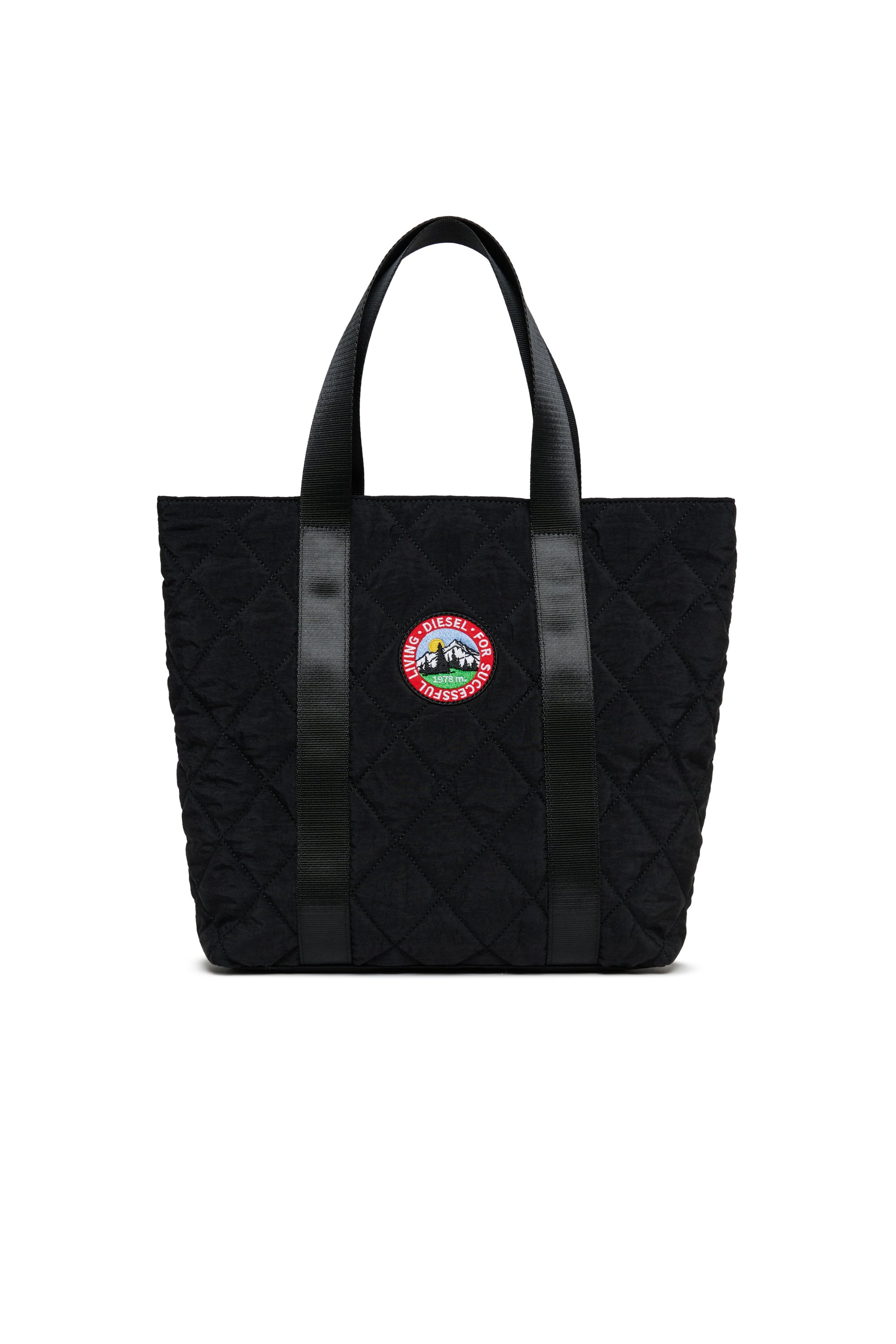 Diesel - WMONTY, Damen WMONTY - Tote bag aus gestepptem Nylon in Schwarz - 1