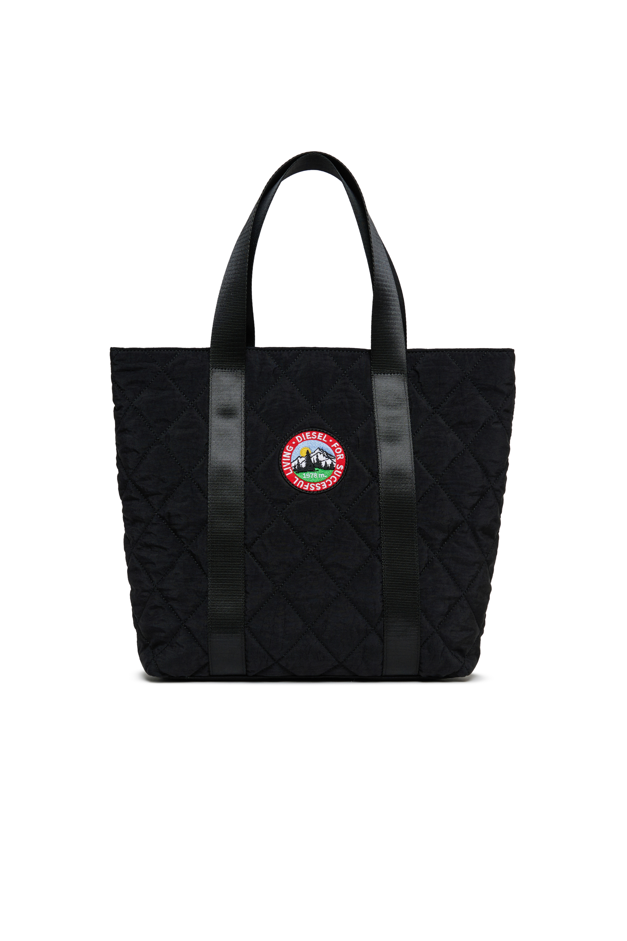 Diesel - WMONTY, Damen WMONTY - Tote bag aus gestepptem Nylon in Schwarz - 1