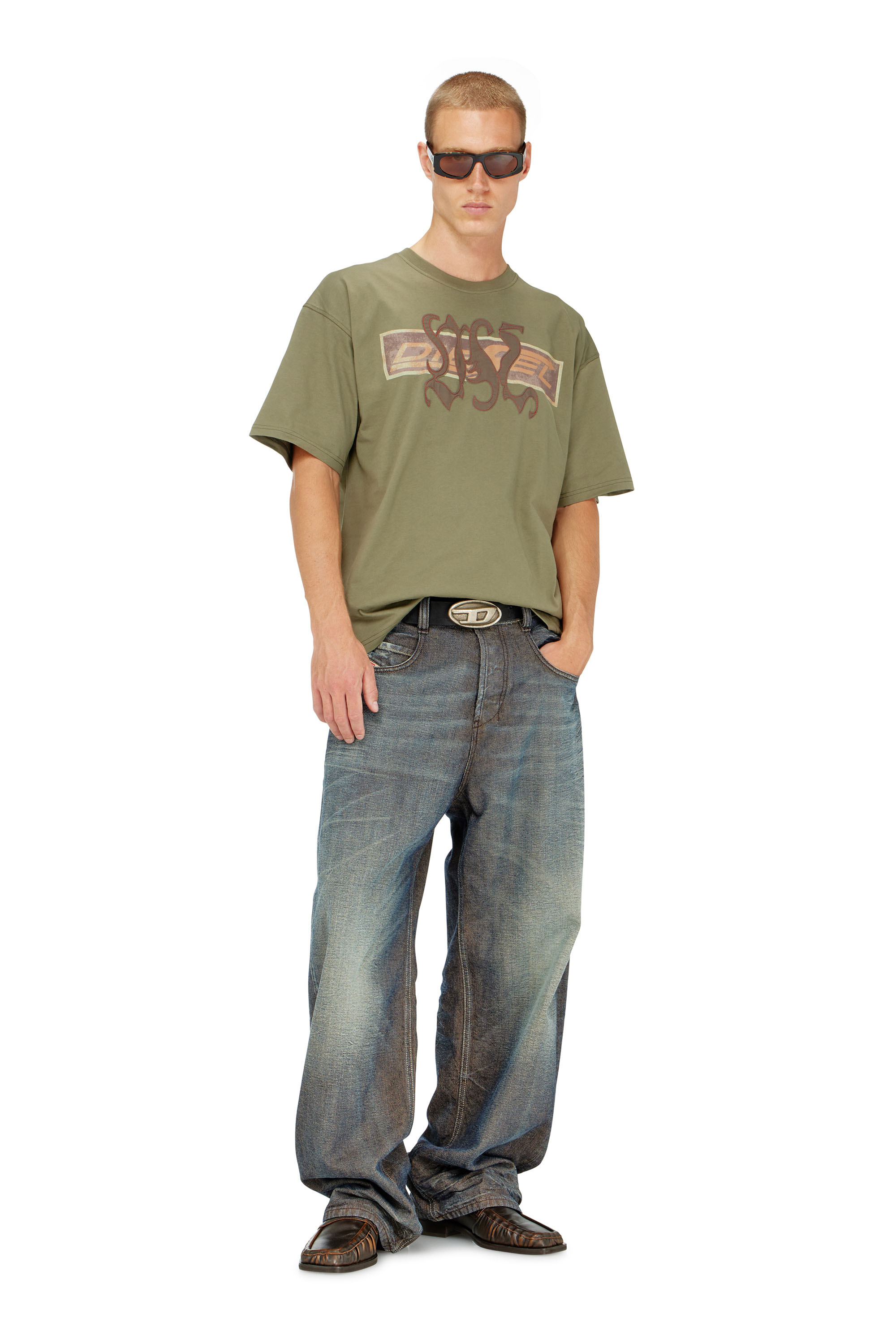 Diesel - T-BOXT-AA17, Herren T-shirt mit printed Graphic und patches in null - 2