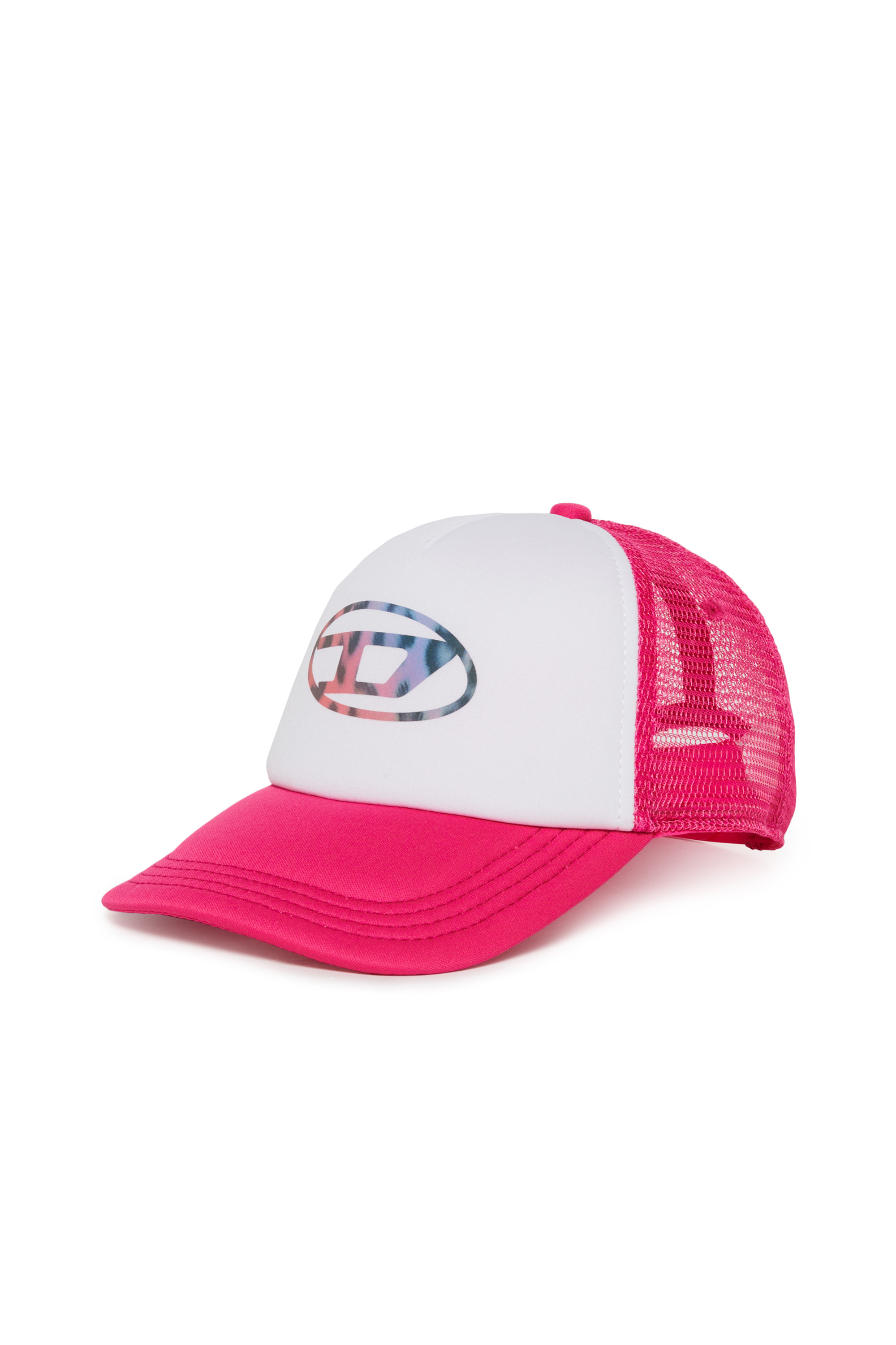 Diesel - FOPY, Damen Basecap mit Mesh-Eins&auml;tzen in Rosa - 1