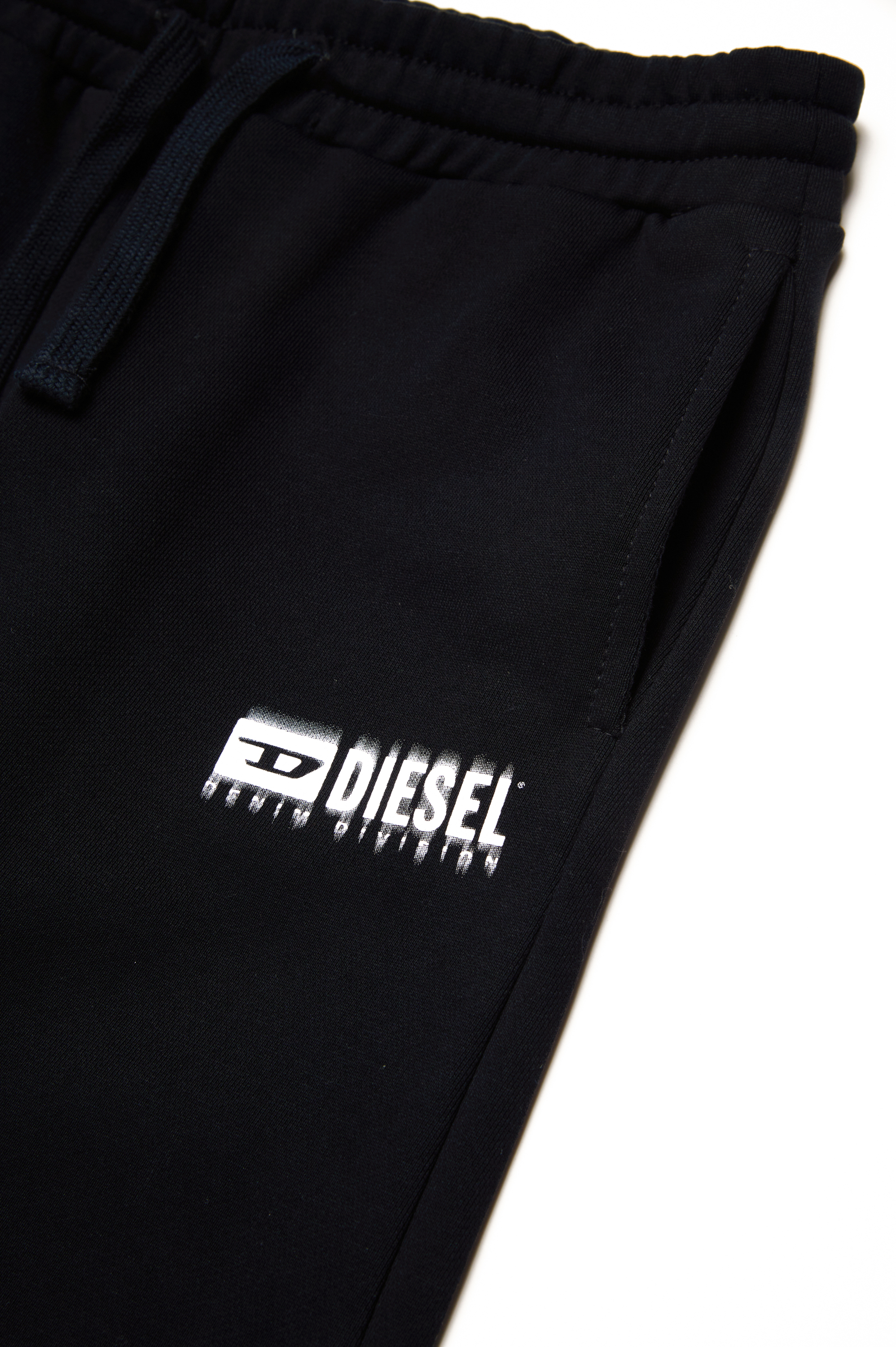 Diesel - PBASE, Man Sweatpants with smudged logo in Black - Image 4