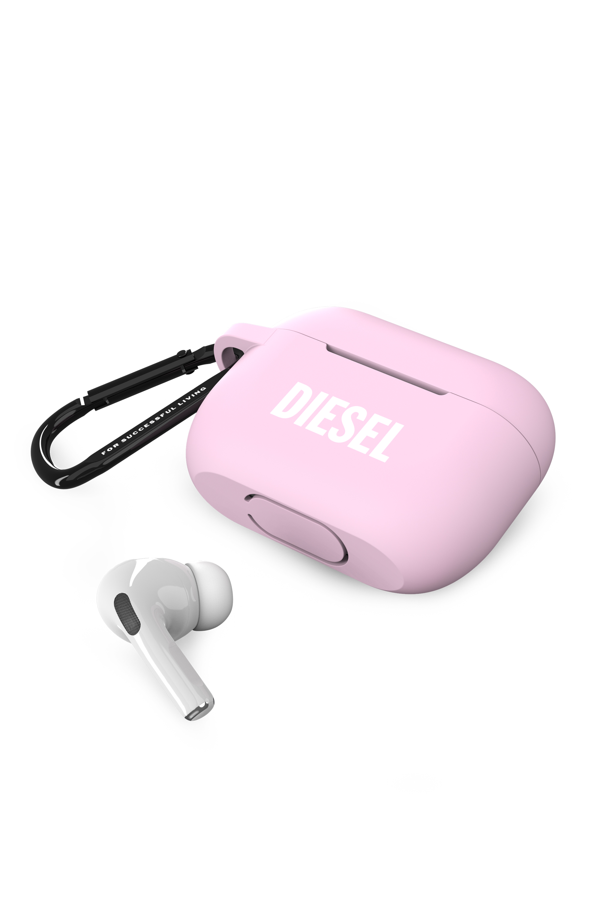 Diesel - 49862 AIRPOD CASE, Unisex Silikon Airpod-Etui für AirPods Pro in Rosa - 4