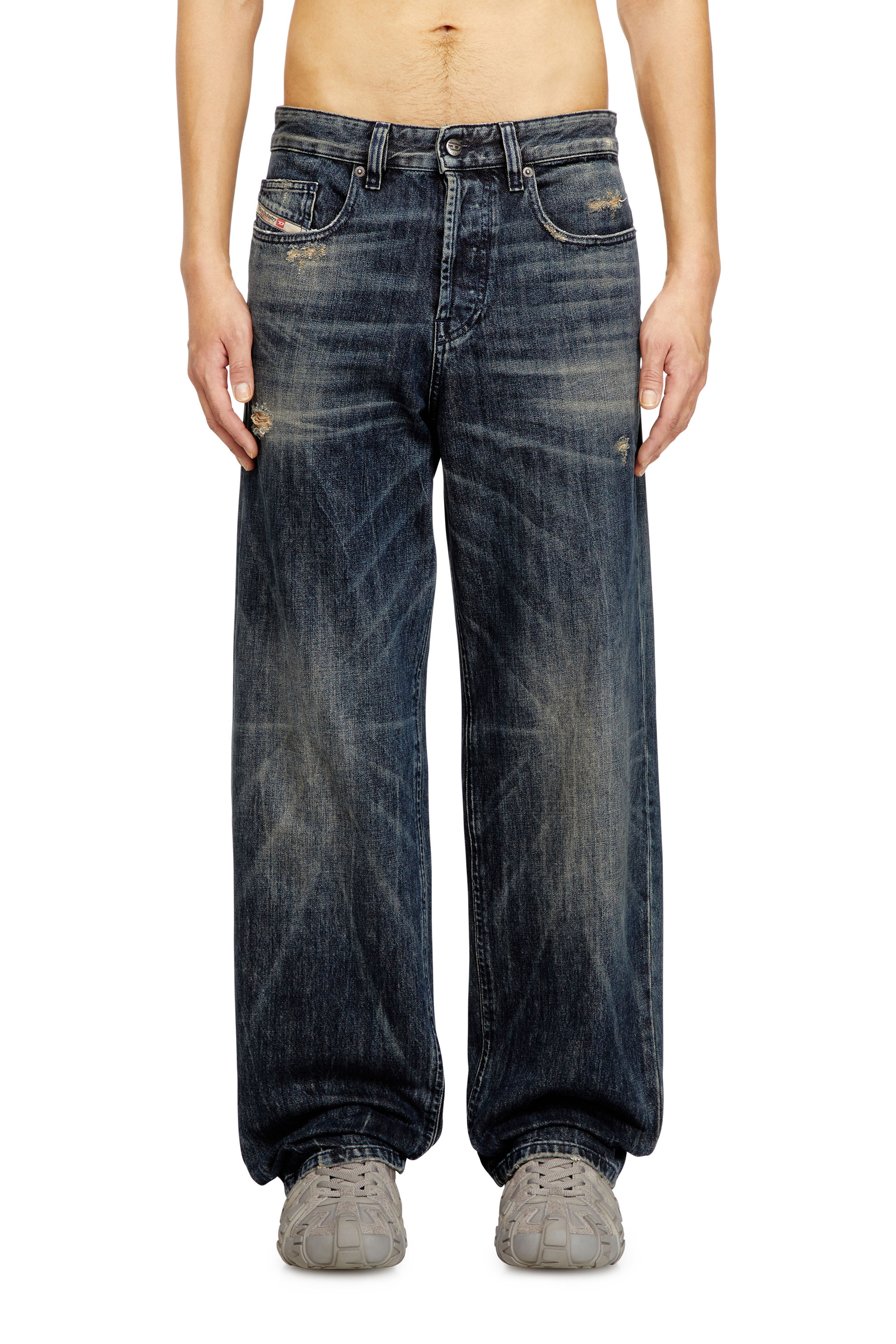 Diesel - Herren Relaxed Jeans 2001 D-Macro 0ADBZ, Dunkelblau - 1