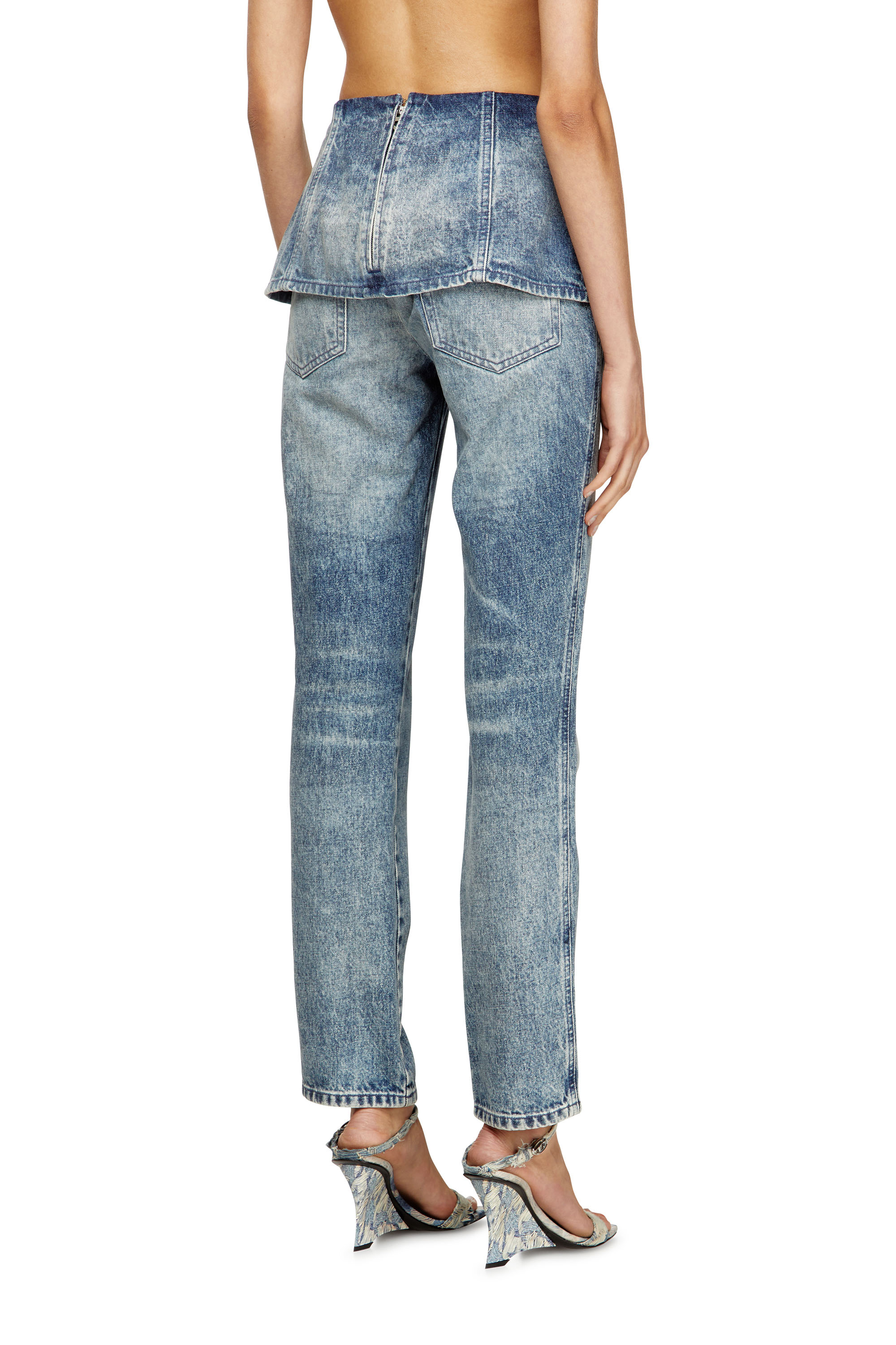 Diesel - Damen Slim Jeans D-Hourjian 007DA, Hellblau - 4