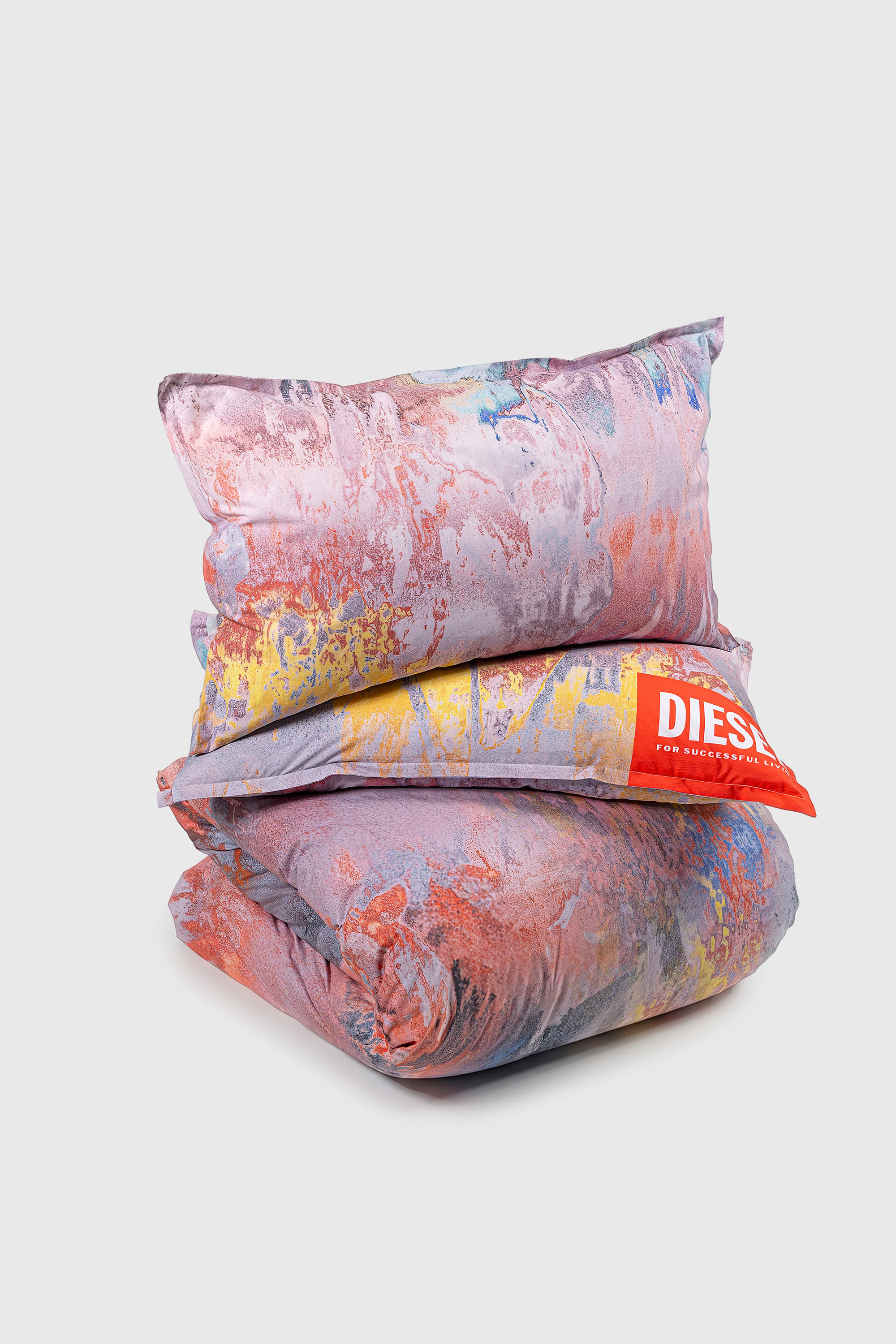 Diesel - 1018098  ACID FLOWERS PERCALE DUVET COVE, Unisex Perkal-Bettw&auml;sche-Set f&uuml;r Queen-Size-Bett in Bunt - 2