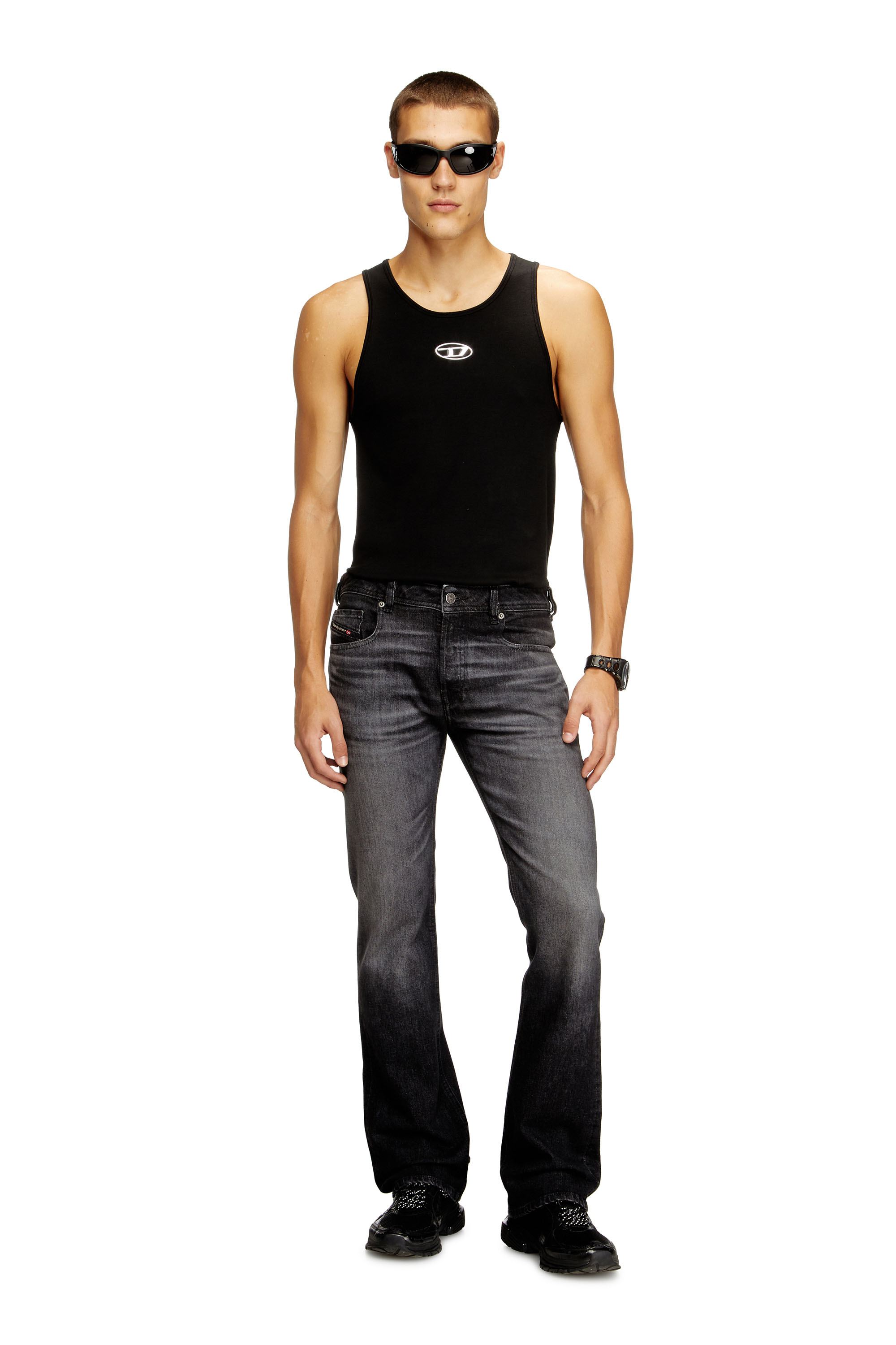 Diesel - Herren Bootcut Jeans 2007 Zatiny 09N48, Schwarz/Dunkelgrau - 2