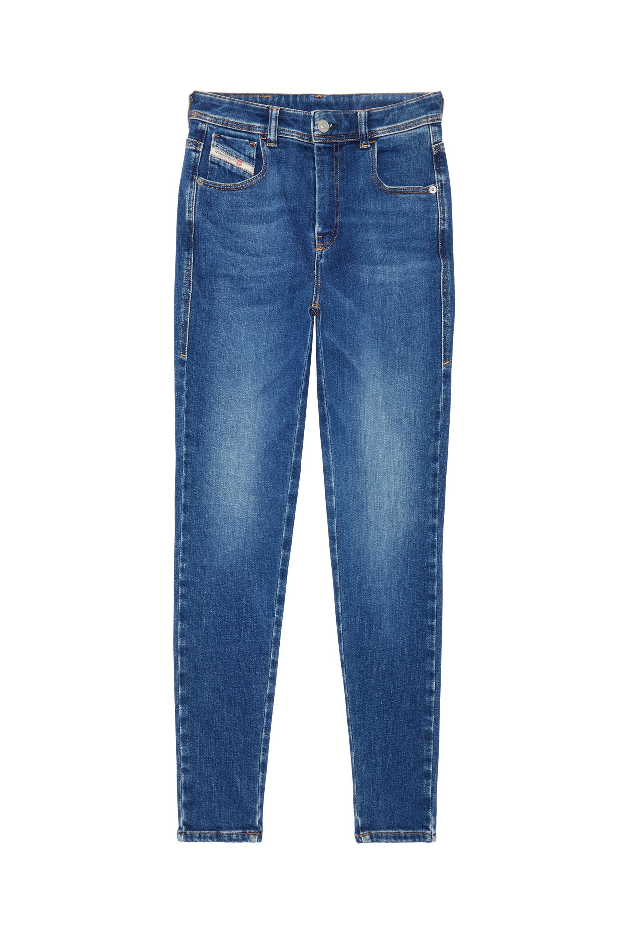 Super skinny Jeans 1984 Slandy-High 09C21, Mittelblau - Jeans