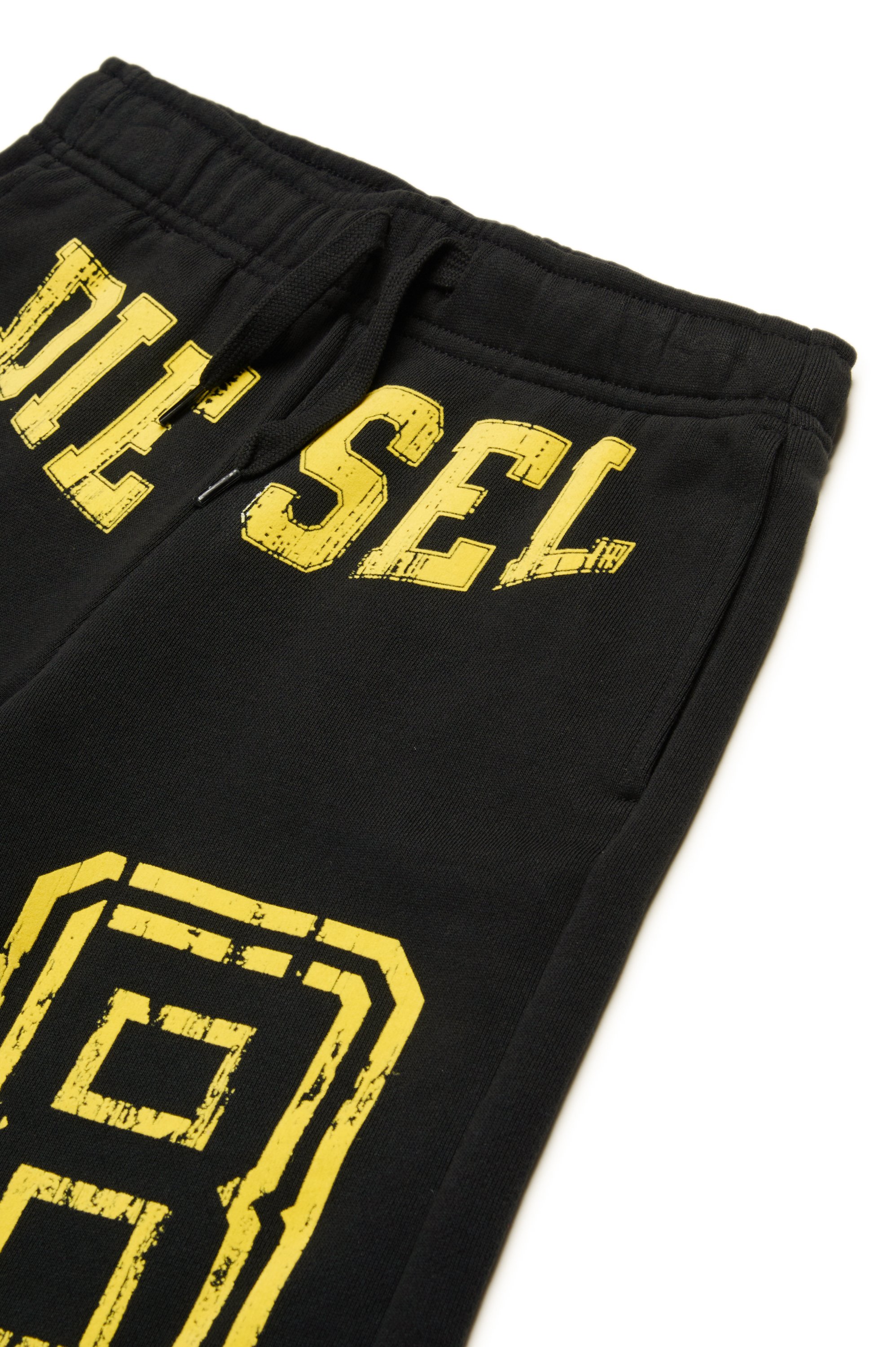 Diesel - PTAINSHORT, Herren Sweatshorts mit Diesel 78-Logo in Schwarz - 3