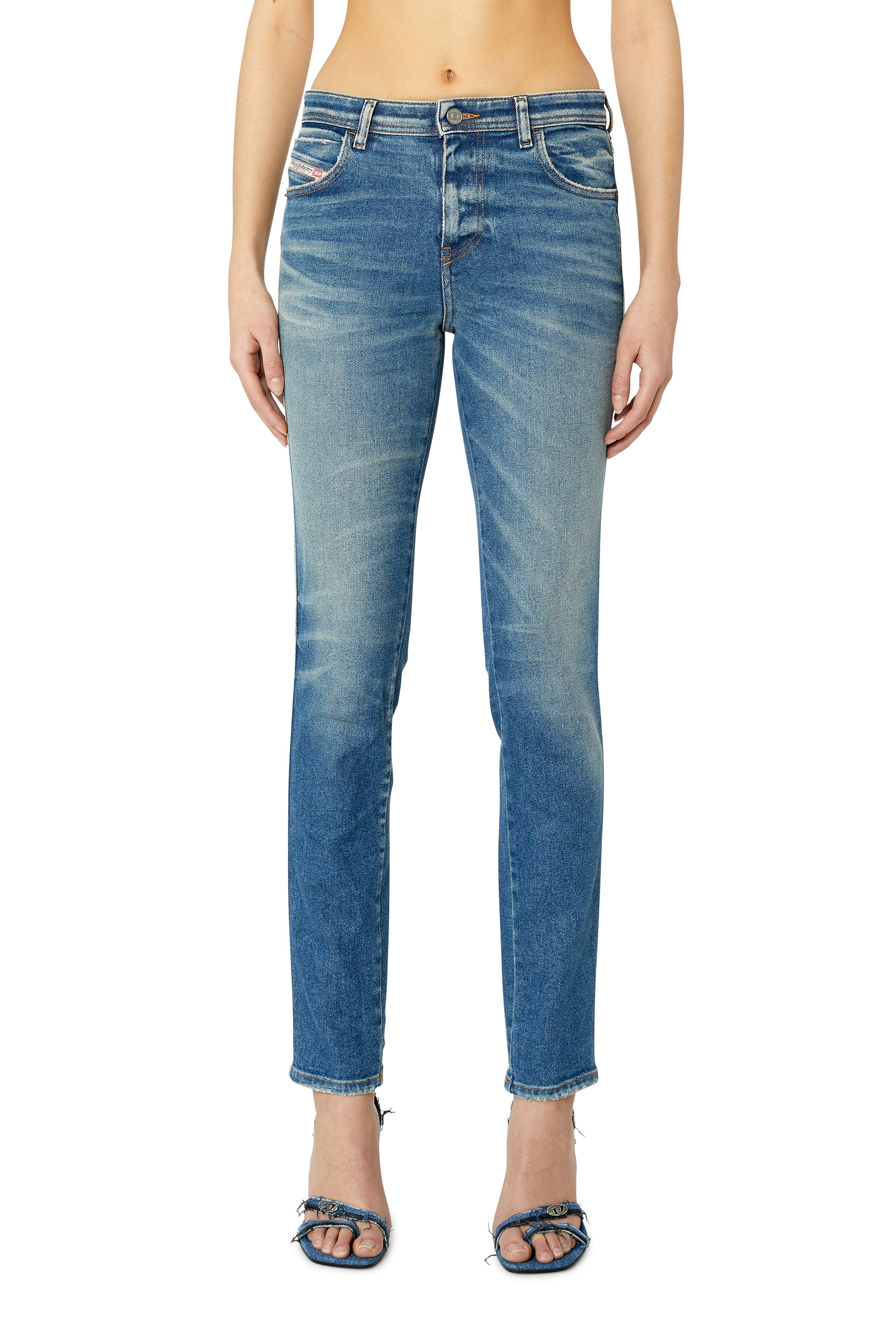Diesel - Skinny Jeans 2015 Babhila 09E88, Mittelblau - Image 2