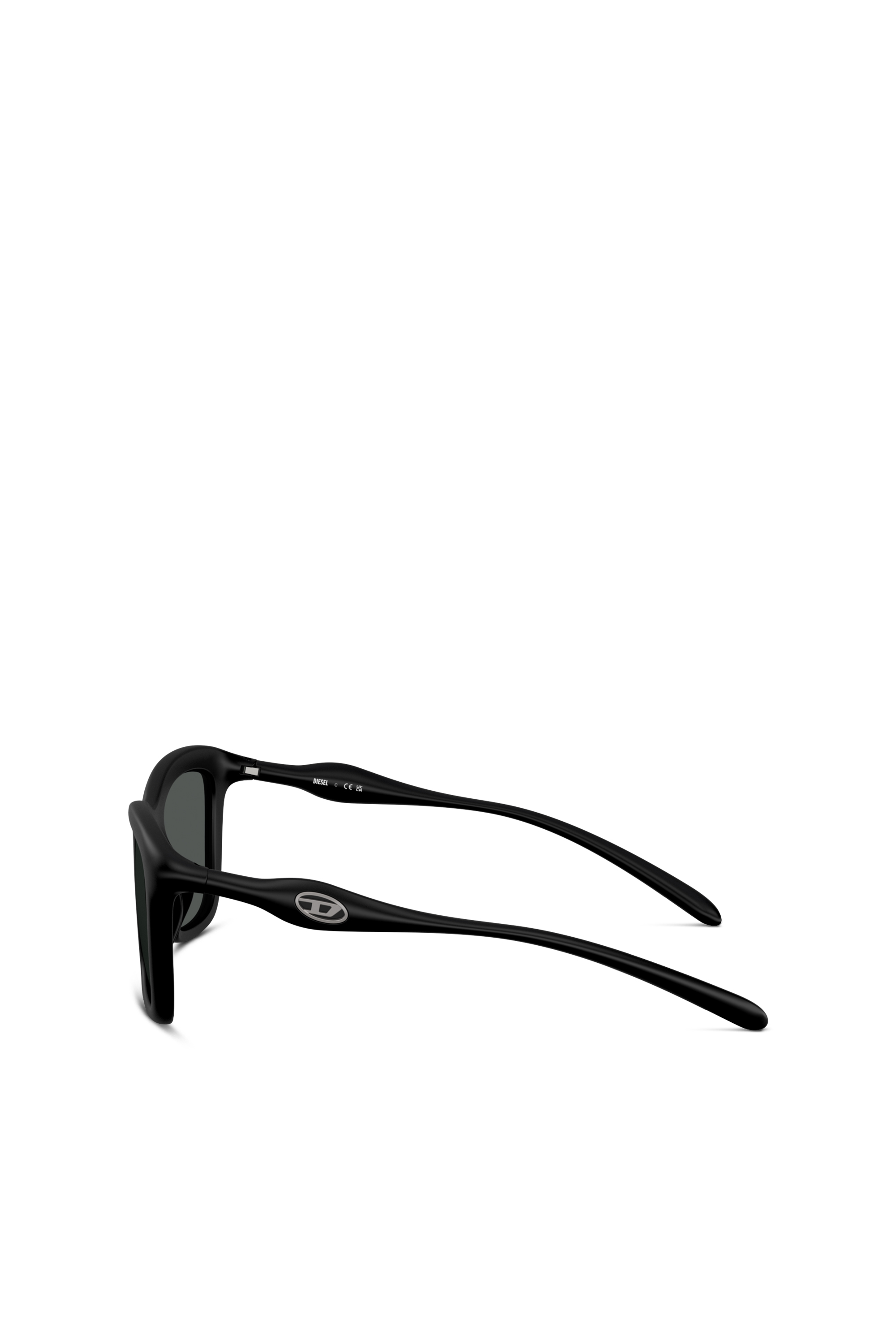 Diesel - 0DL3008U, Unisex Eckige Sonnenbrille in Schwarz - 2
