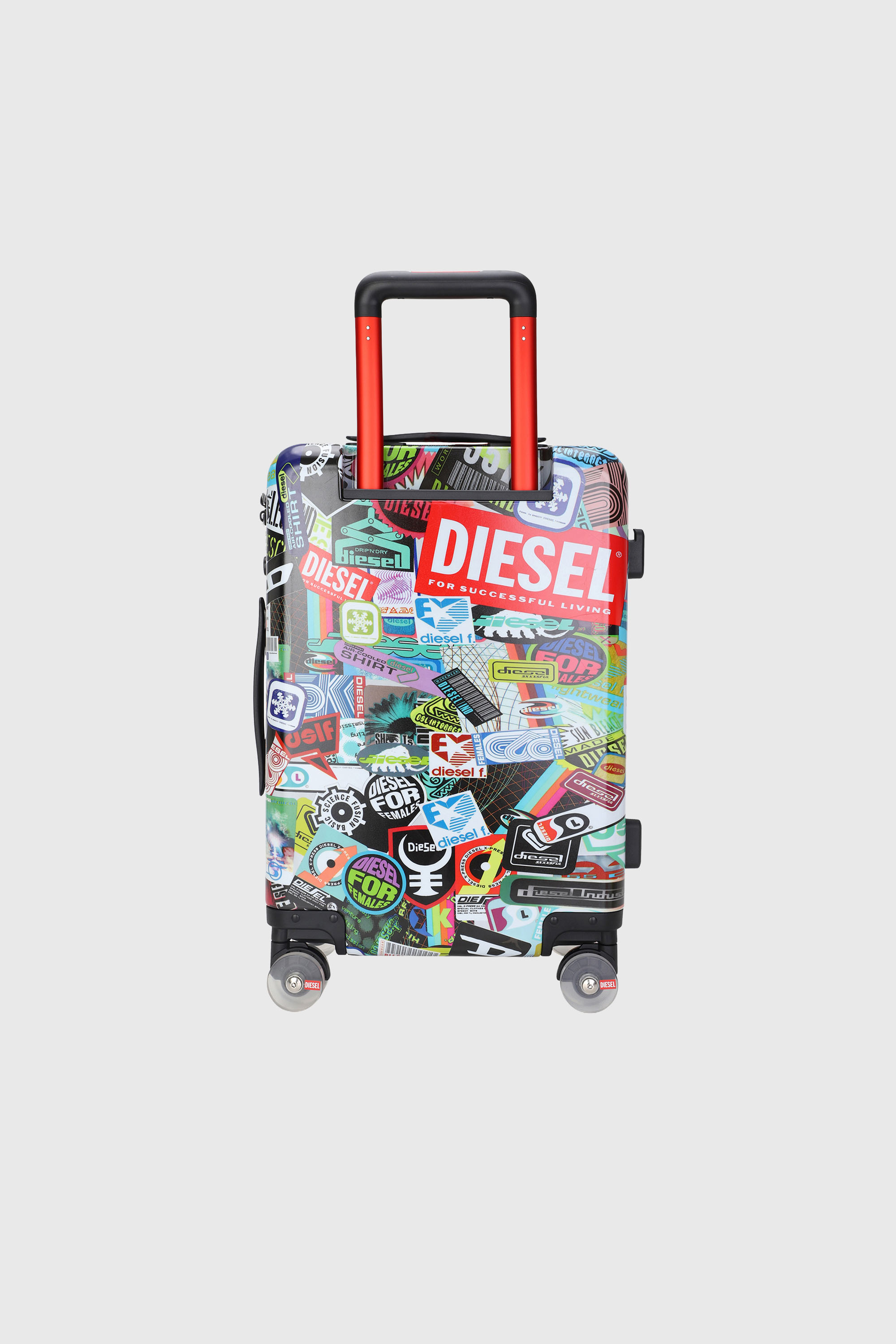 Diesel - DIESEL PC PRINTED TROLLEY-STICKERS- DSL0, Unisex Koffer im Sticker-Stil Gr&ouml;&szlig;e S in Bunt - 2