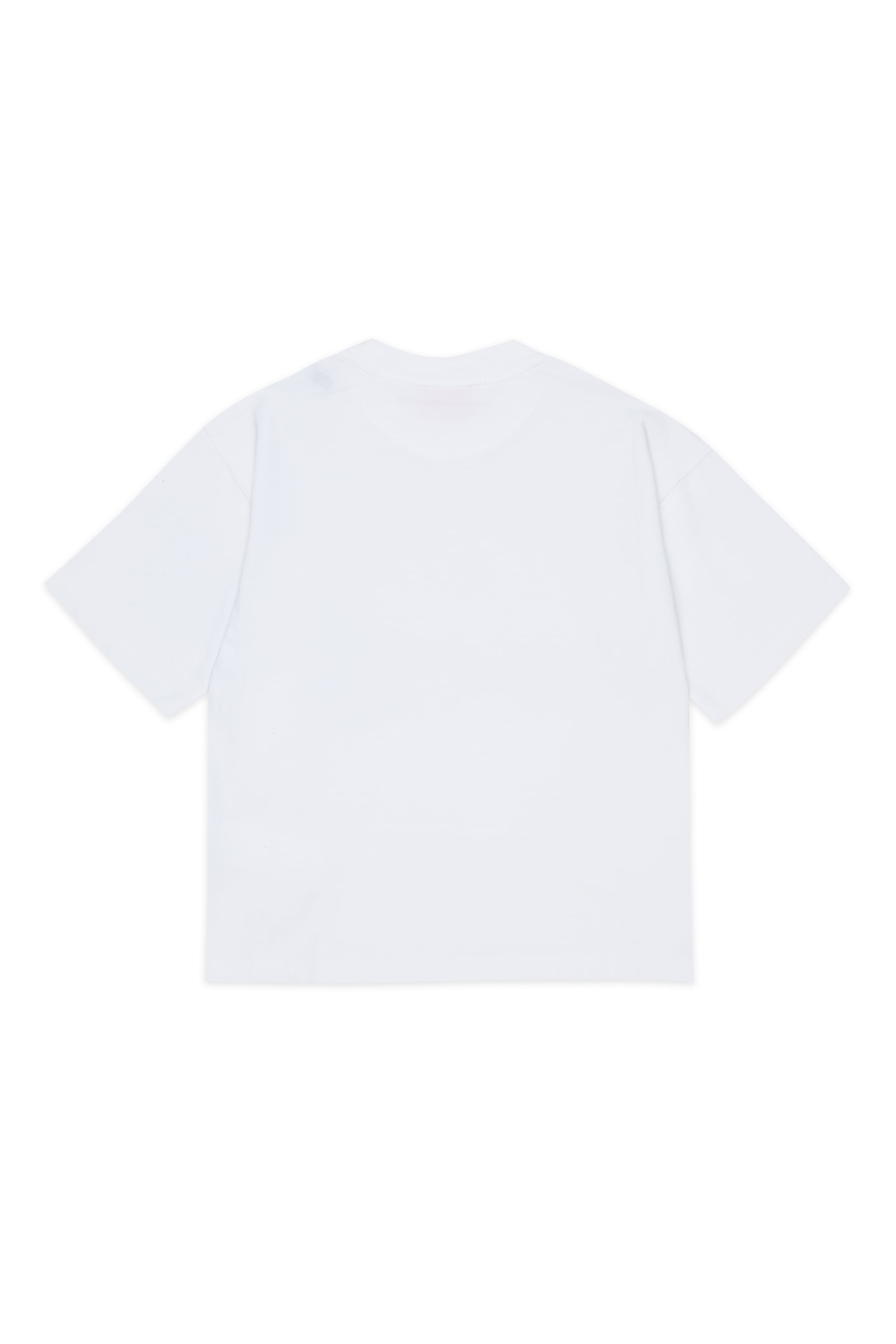 Diesel - TANORMYS2, Woman's Cotton T-shirt with tonal Oval D embroidery in White - 2
