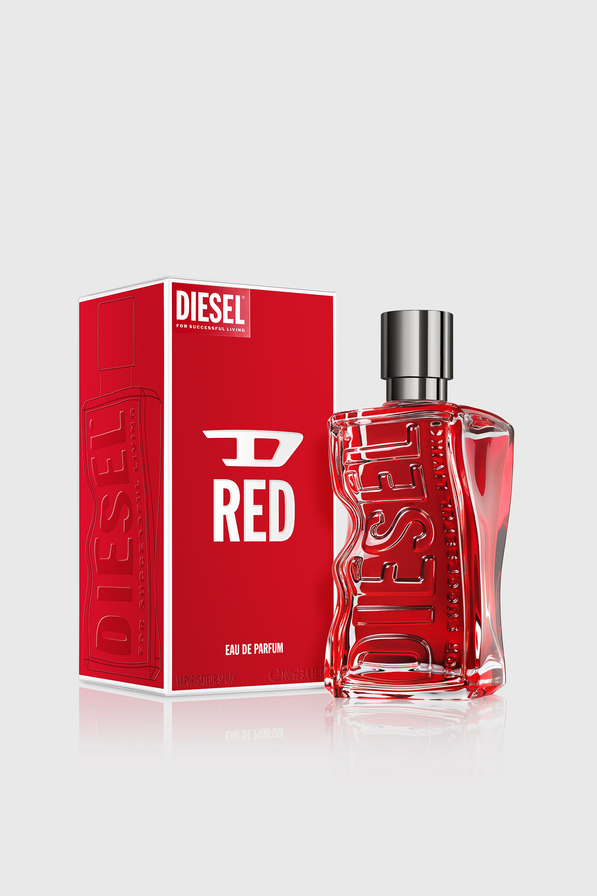 Diesel - D RED 100 ML, Herren D RED 100ml, Eau de Parfum in Rot - 2