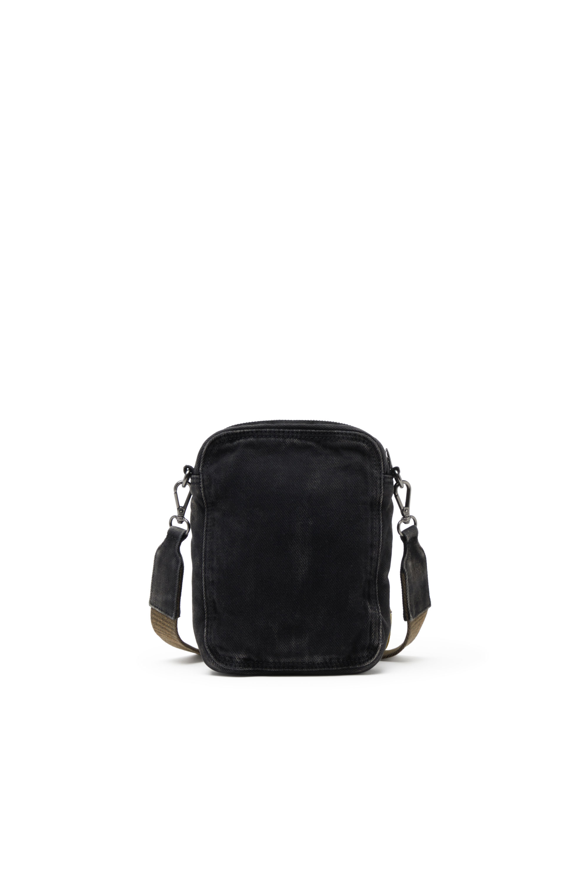 Diesel - MULTI-PKTS CROSSBODY X, Herren Multi-Pkts-Crossbody-Tasche aus gewaschenem-Denim in Schwarz - 2