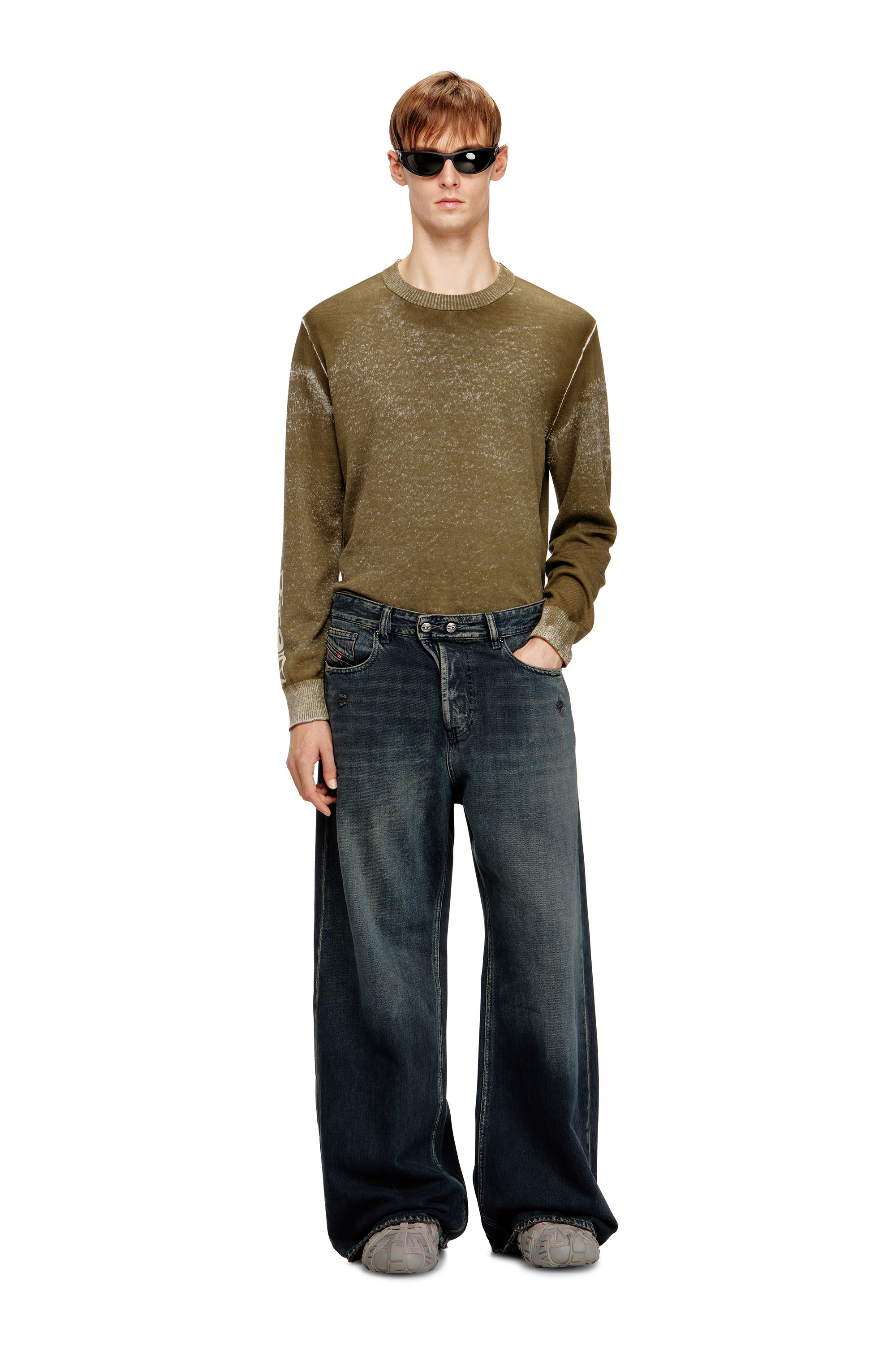 Diesel - Unisex Relaxed Jeans 1996 D-Sire 09N67, Dunkelblau - 2