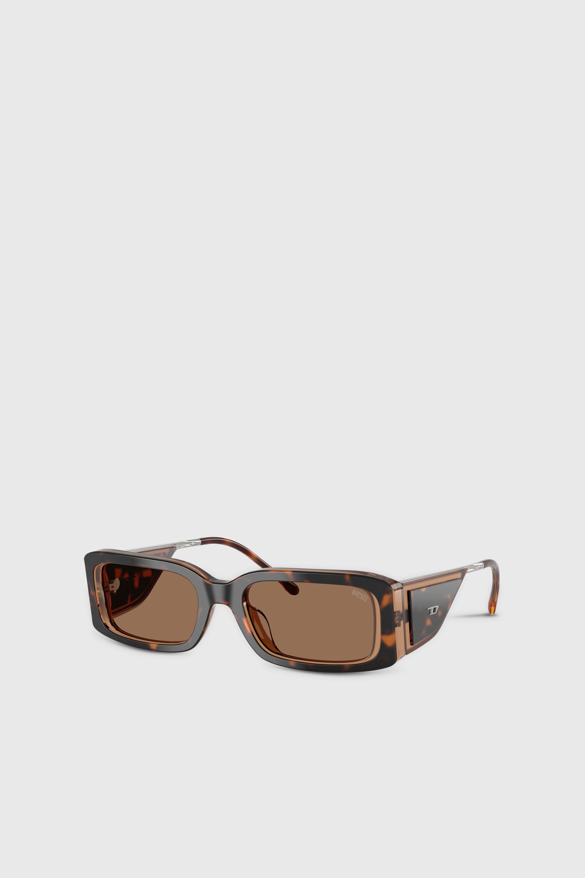 Diesel - 0DL2017U, Unisex Rechteckige Sonnenbrille in Braun - 2