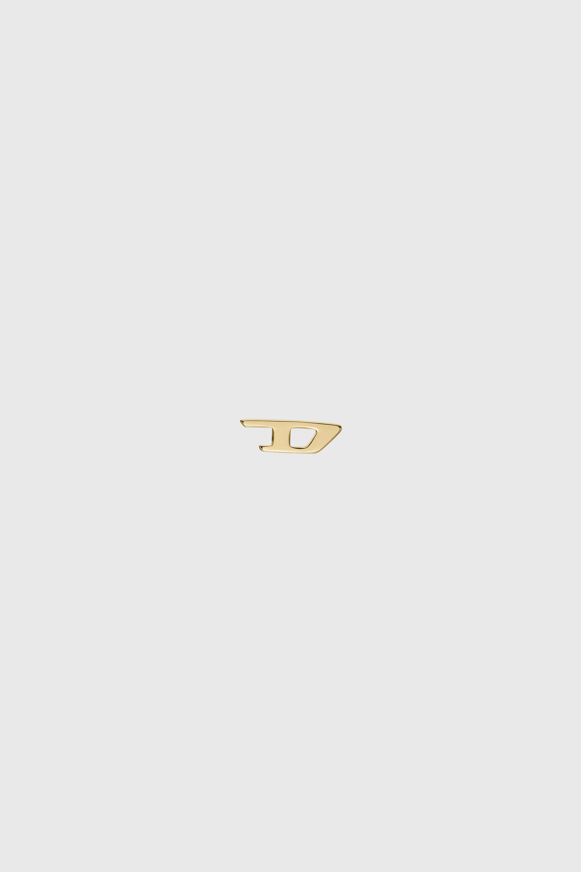 Diesel - DX1520, Unisex Ohrstecker aus goldfarbenem Edelstahl in Gold - 2