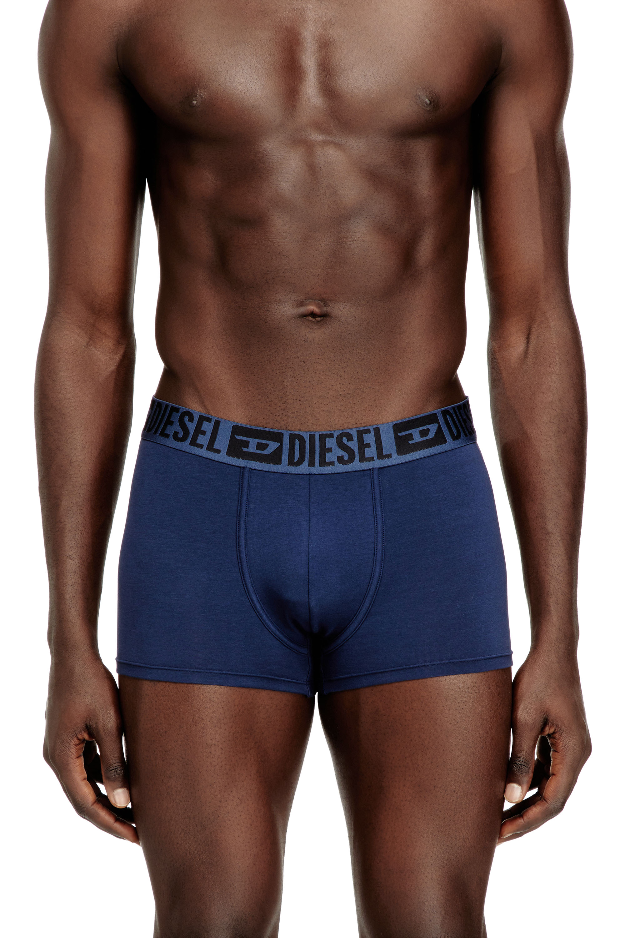 Diesel - MIKE-D-CORE-3PACK, Herren 3er-Pack Boxershorts aus Baumwollstretch mit tonalem Bund in null - 2