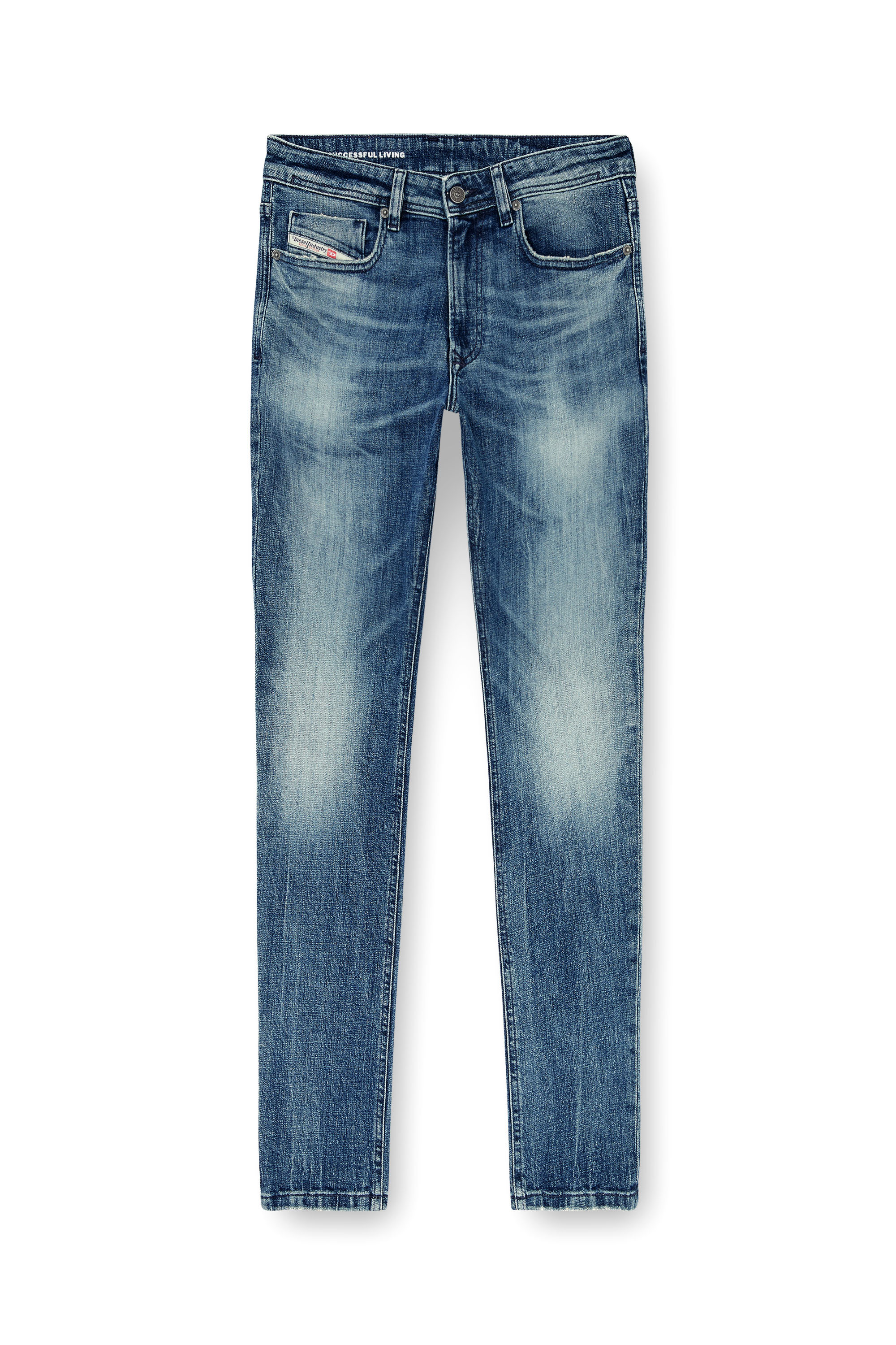 Diesel - Herren Skinny Jeans 1979 Sleenker 0KBBE, Mittelblau - 3