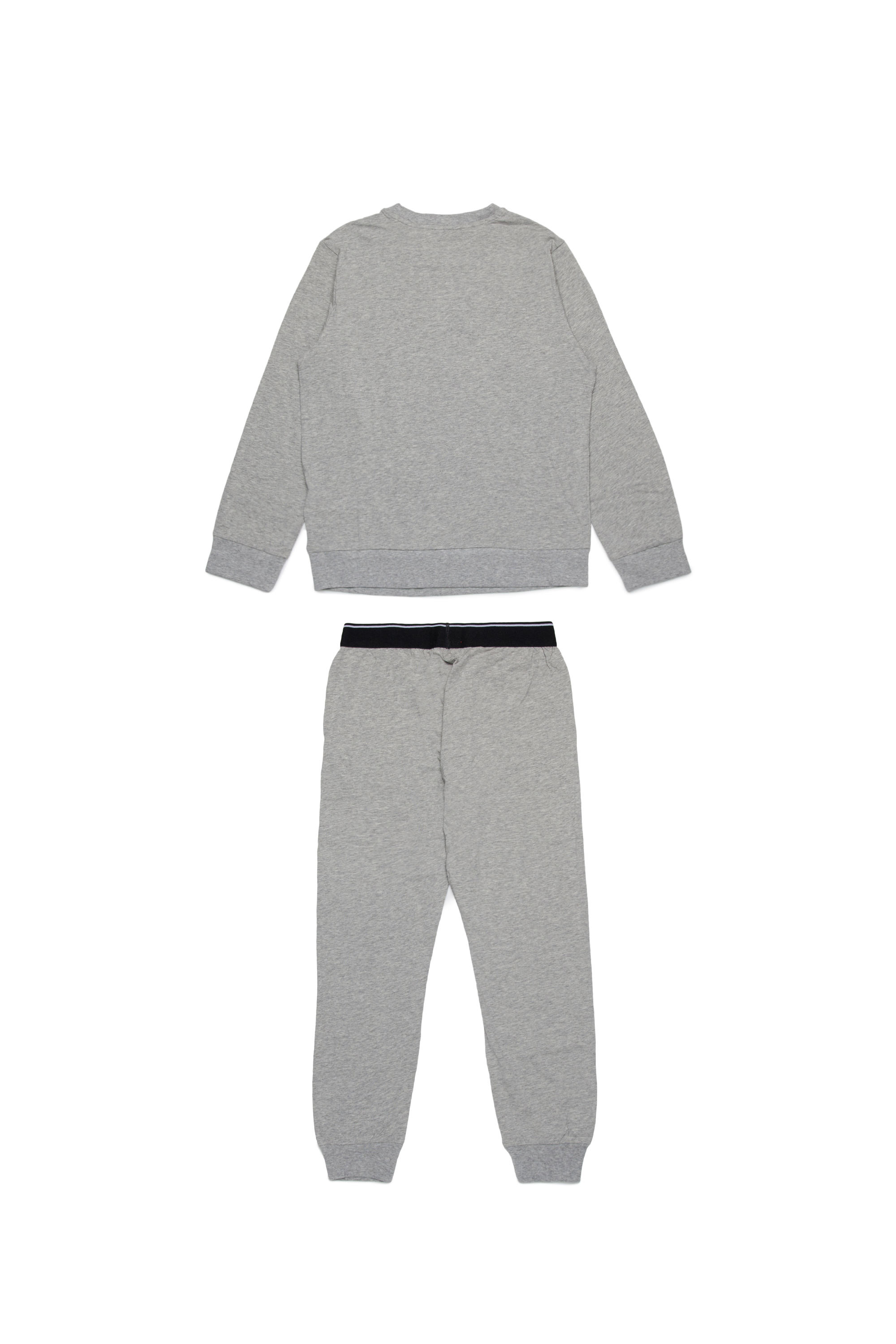 Diesel - UNPELIO, Herren Pyjama-Set mit Logo in Grau - 2