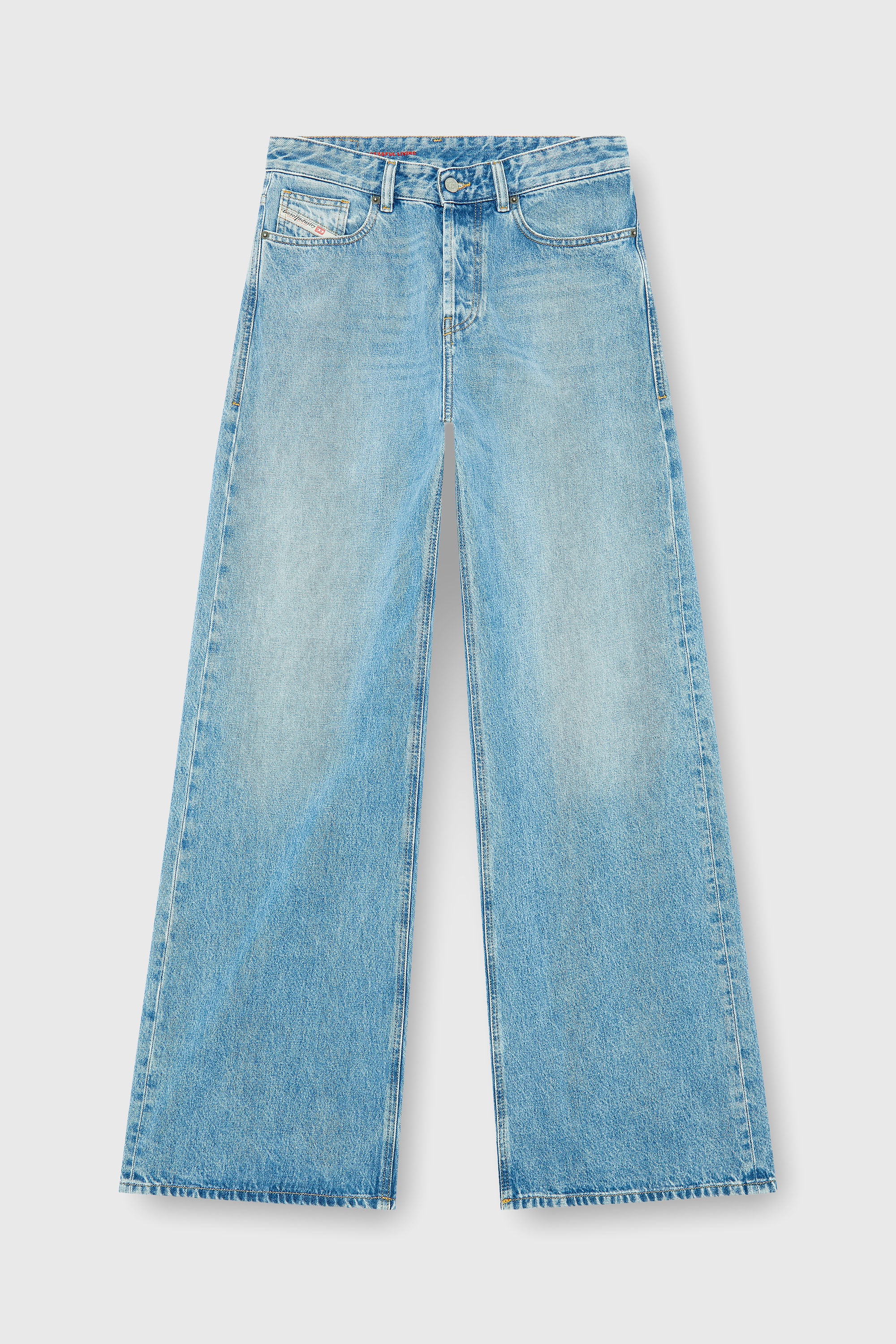 Diesel - Unisex Relaxed Jeans 1996 D-Sire 09I29, Hellblau - 2