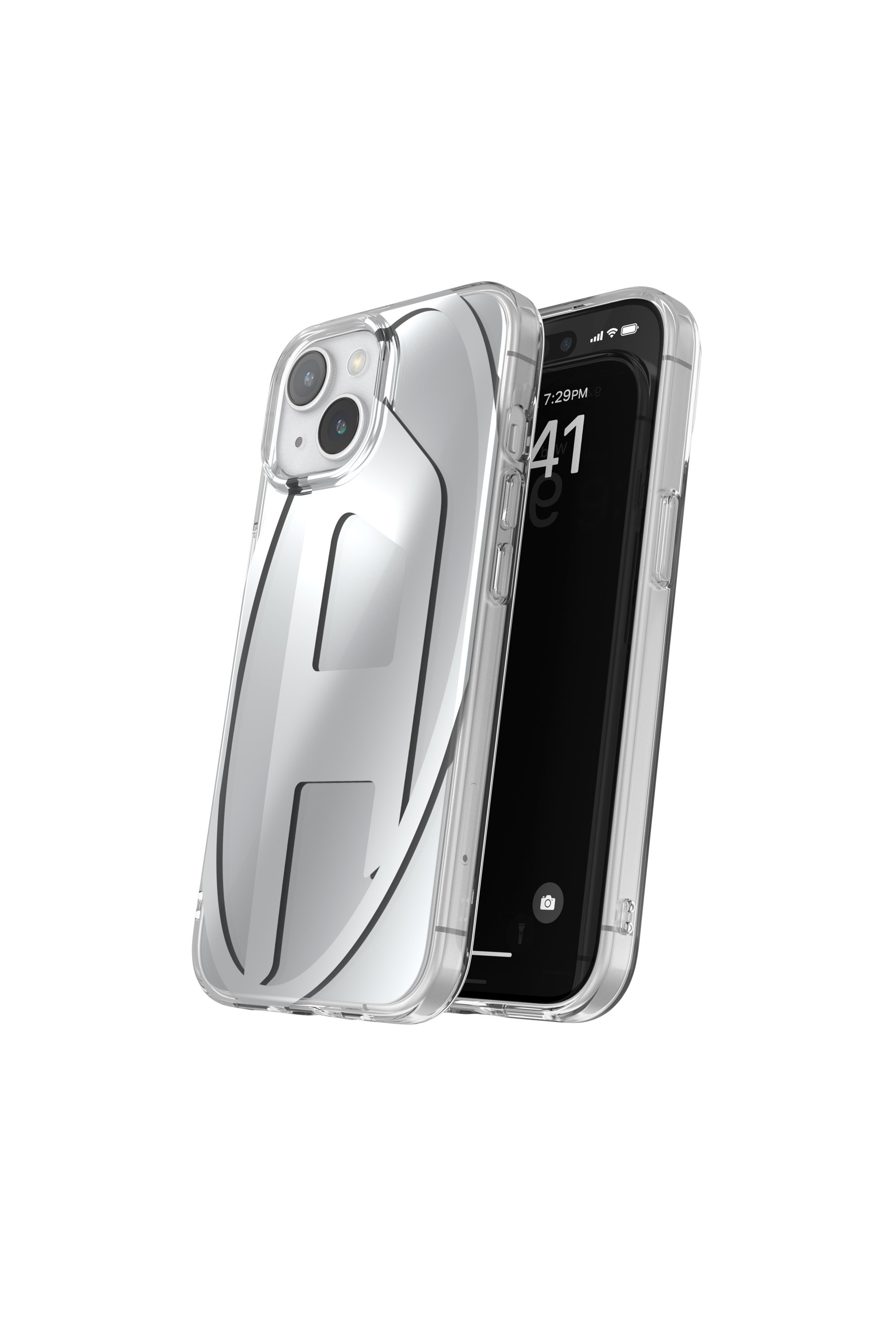 Diesel - 54095 MOULDED CASE, Unisex Case Oval D iP15 in Silber - 3