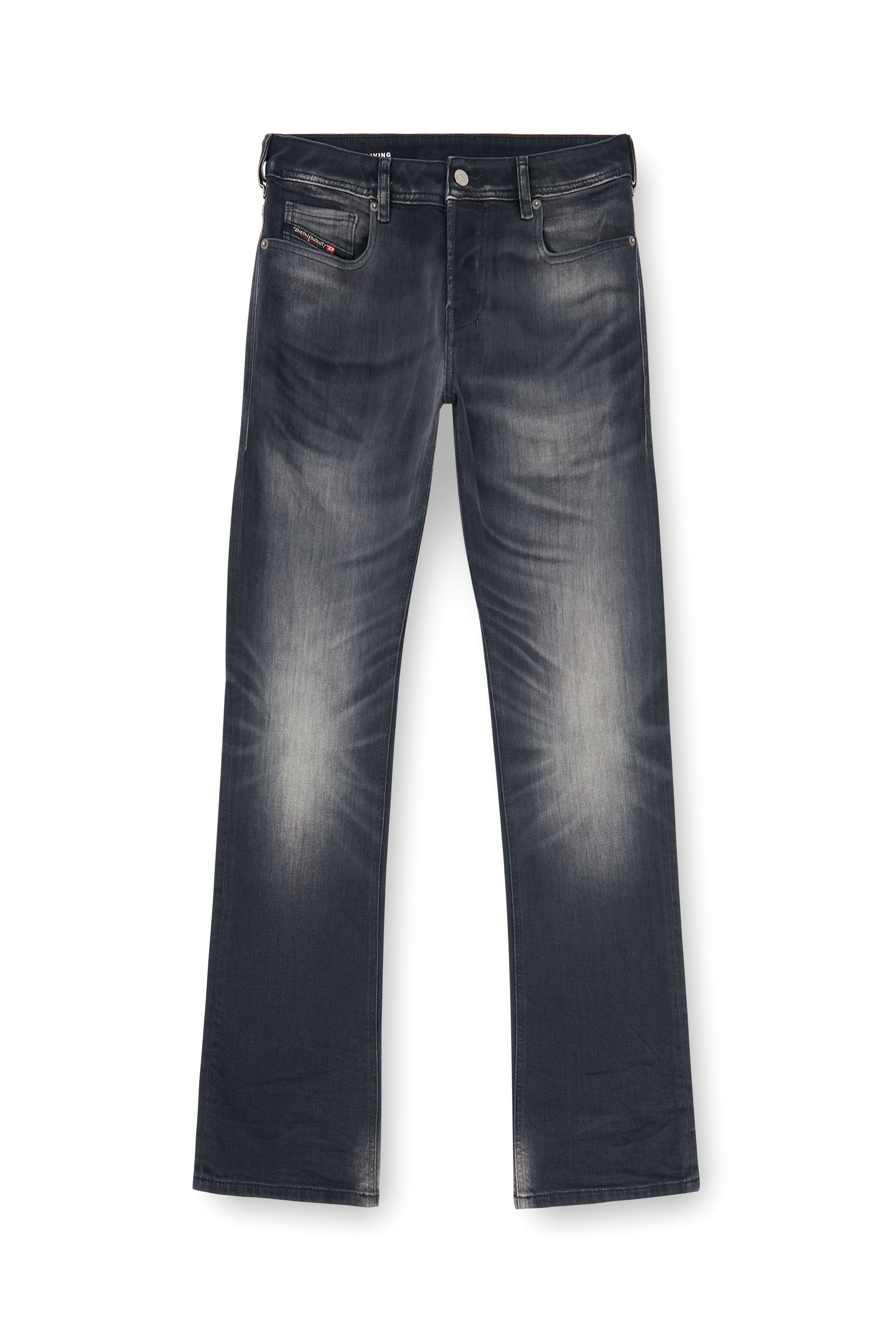 Diesel - Herren Bootcut Jeans 2007 Zatiny 09P38, Schwarz/Dunkelgrau - 3